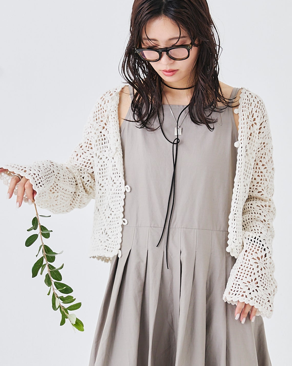 【先行予約】インドクロシェットカーディガン(6265-597)