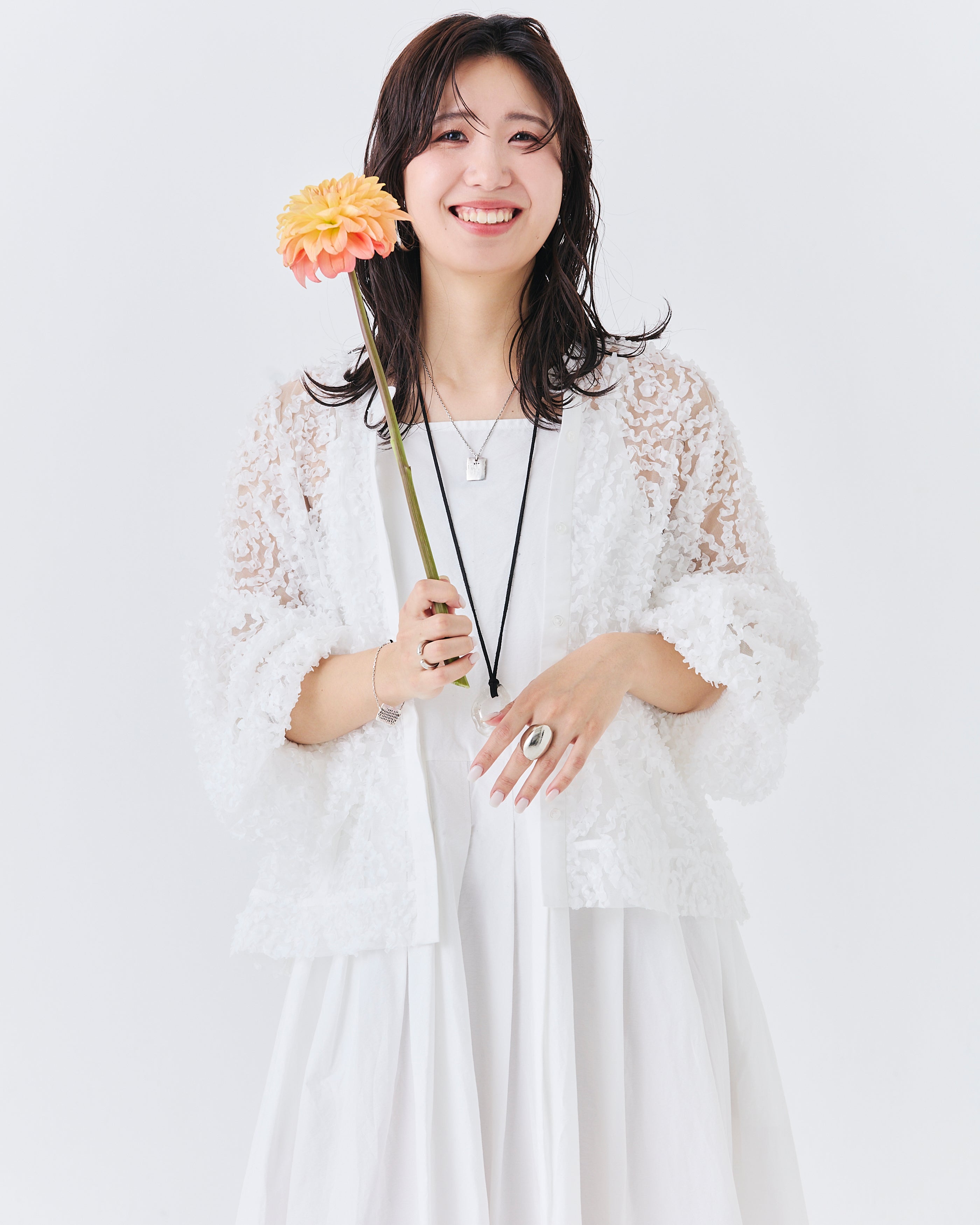 メッシュ刺繍レースブラウス(6259-482/6265-572)