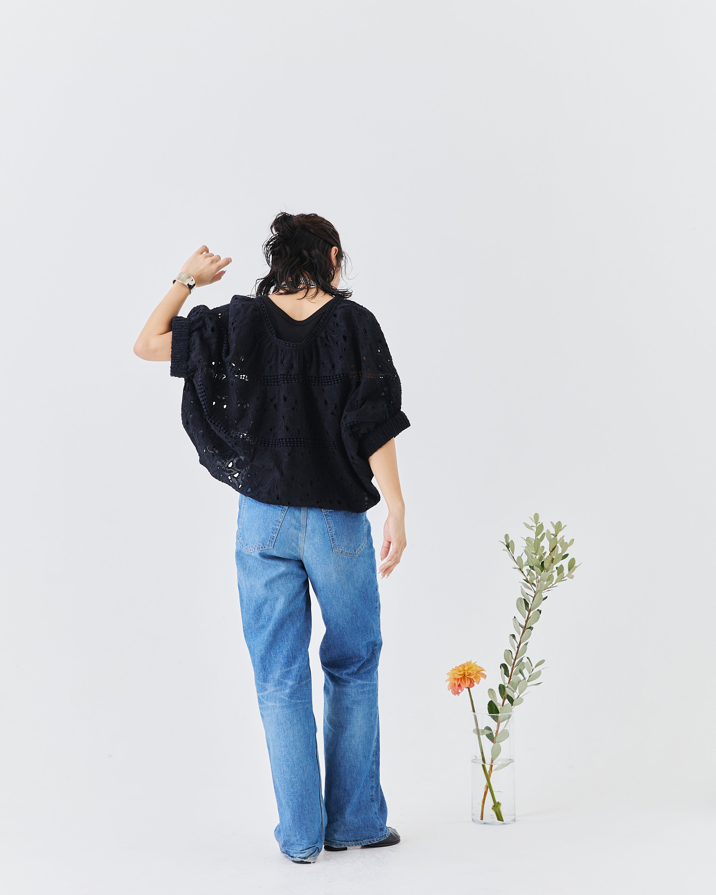 【先行予約】インドカットワークレーストップス(6265-596)