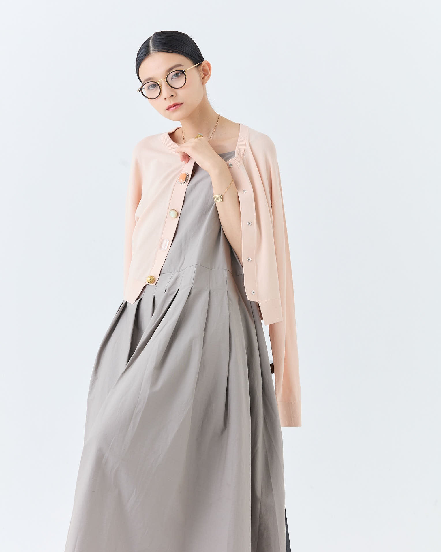 2026SSビジューカーディガン(6265-685)