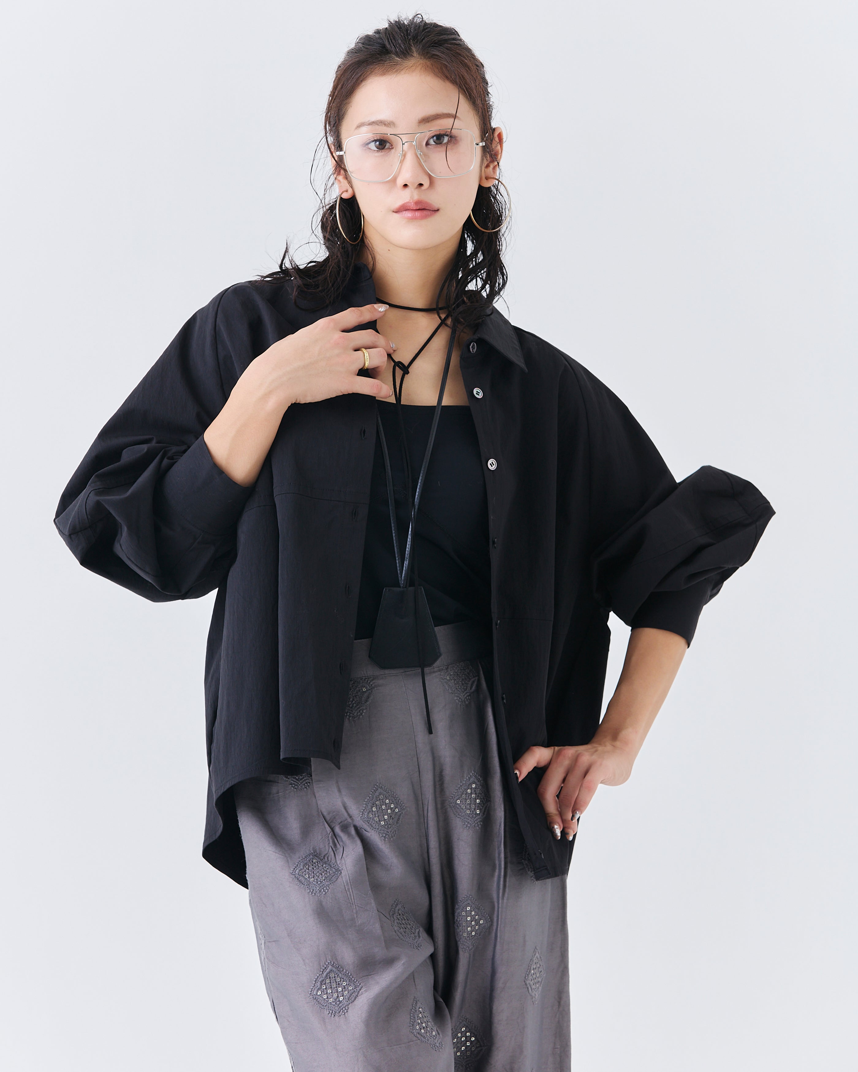 バルーンスリーブシャツ(6265-574)