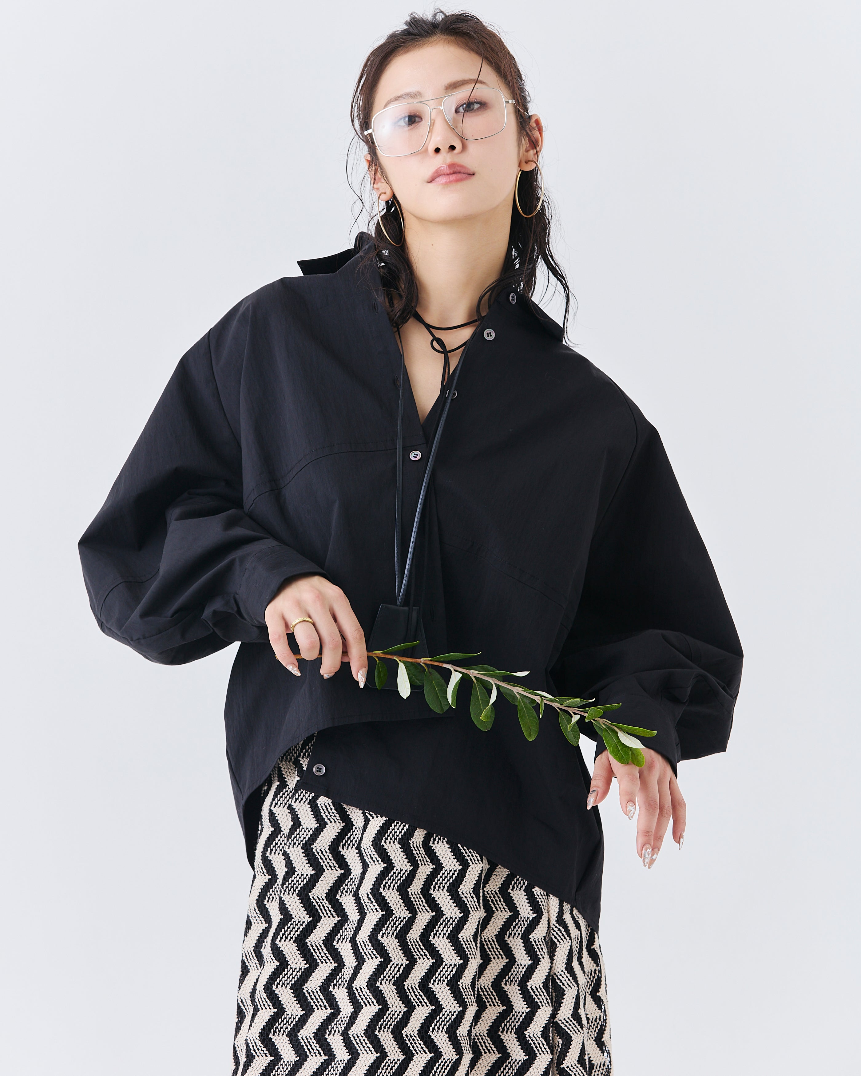 バルーンスリーブシャツ(6265-574)