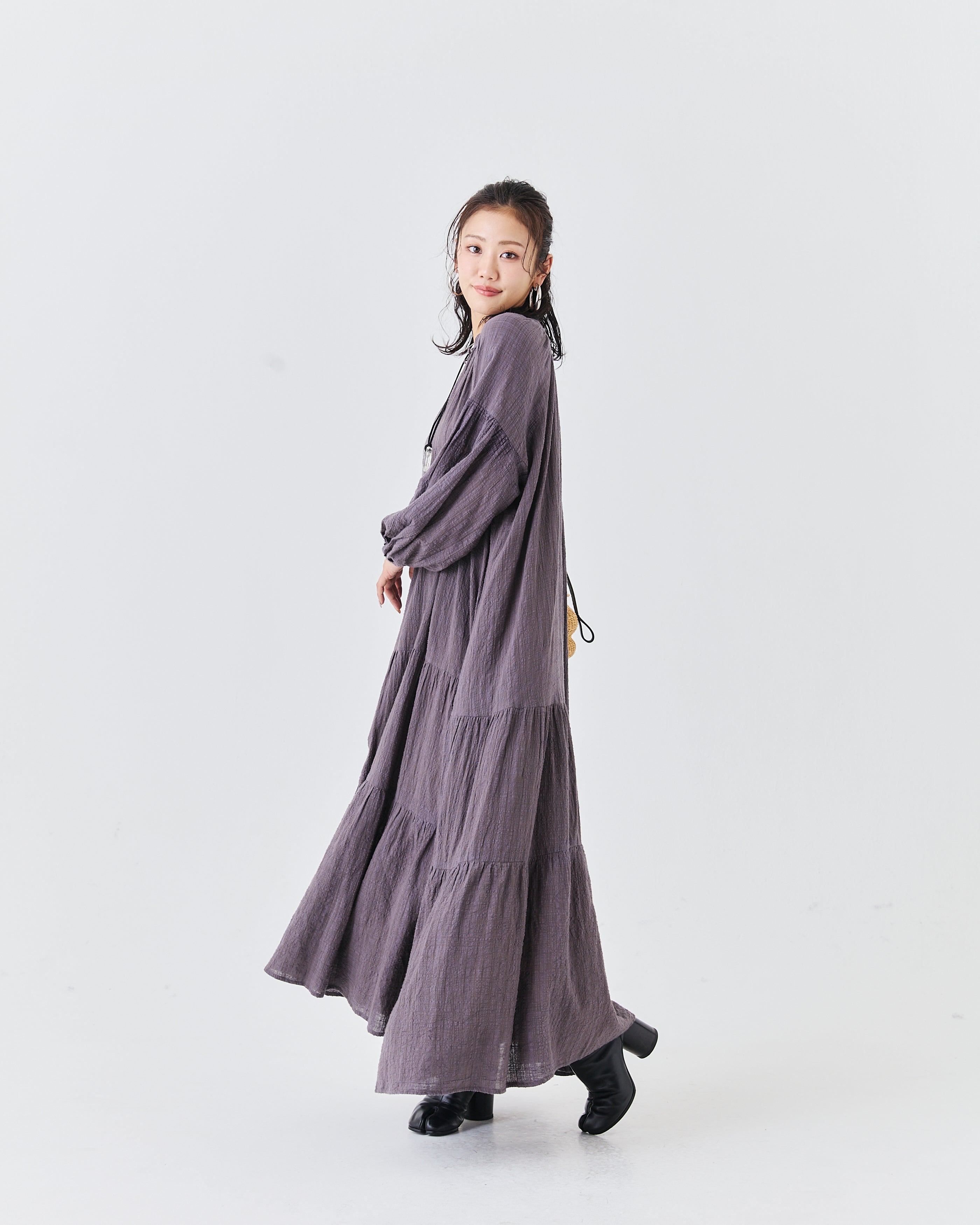 【先行予約】インドティアードドレス(6265-301)