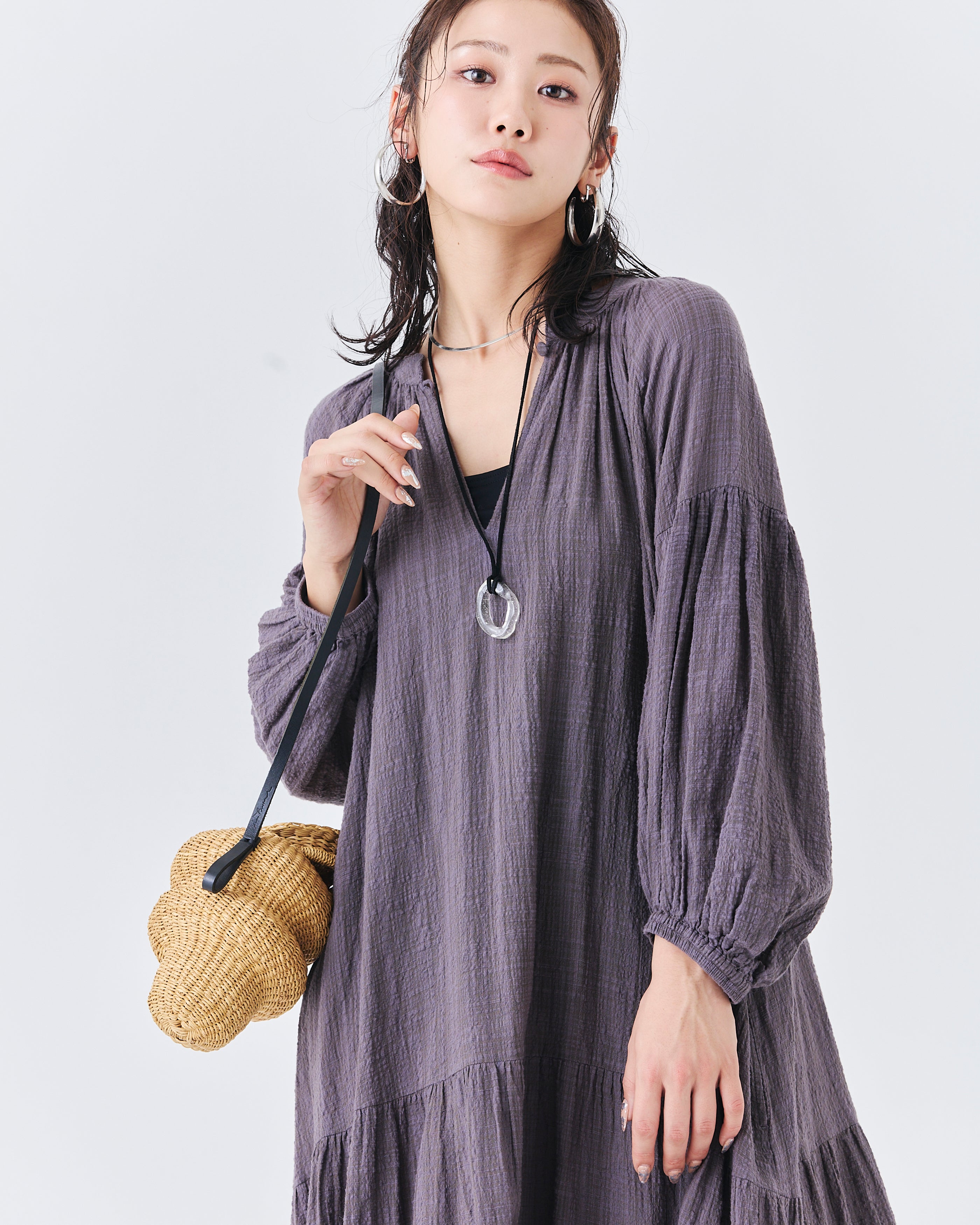 【先行予約】インドティアードドレス(6265-301)