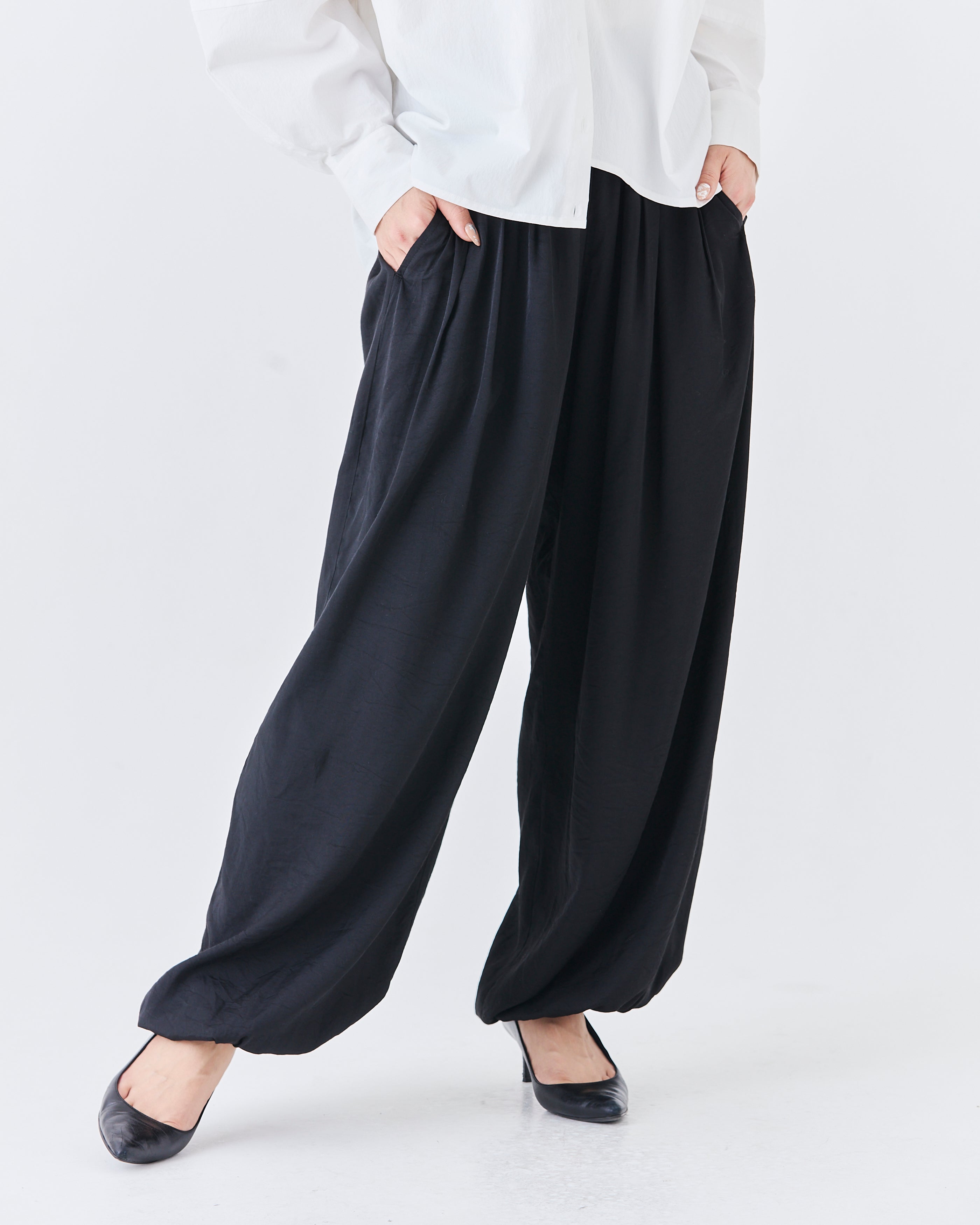 【4/10 9:00- 予約開始】ギャザーアラジンパンツ(6266-357)