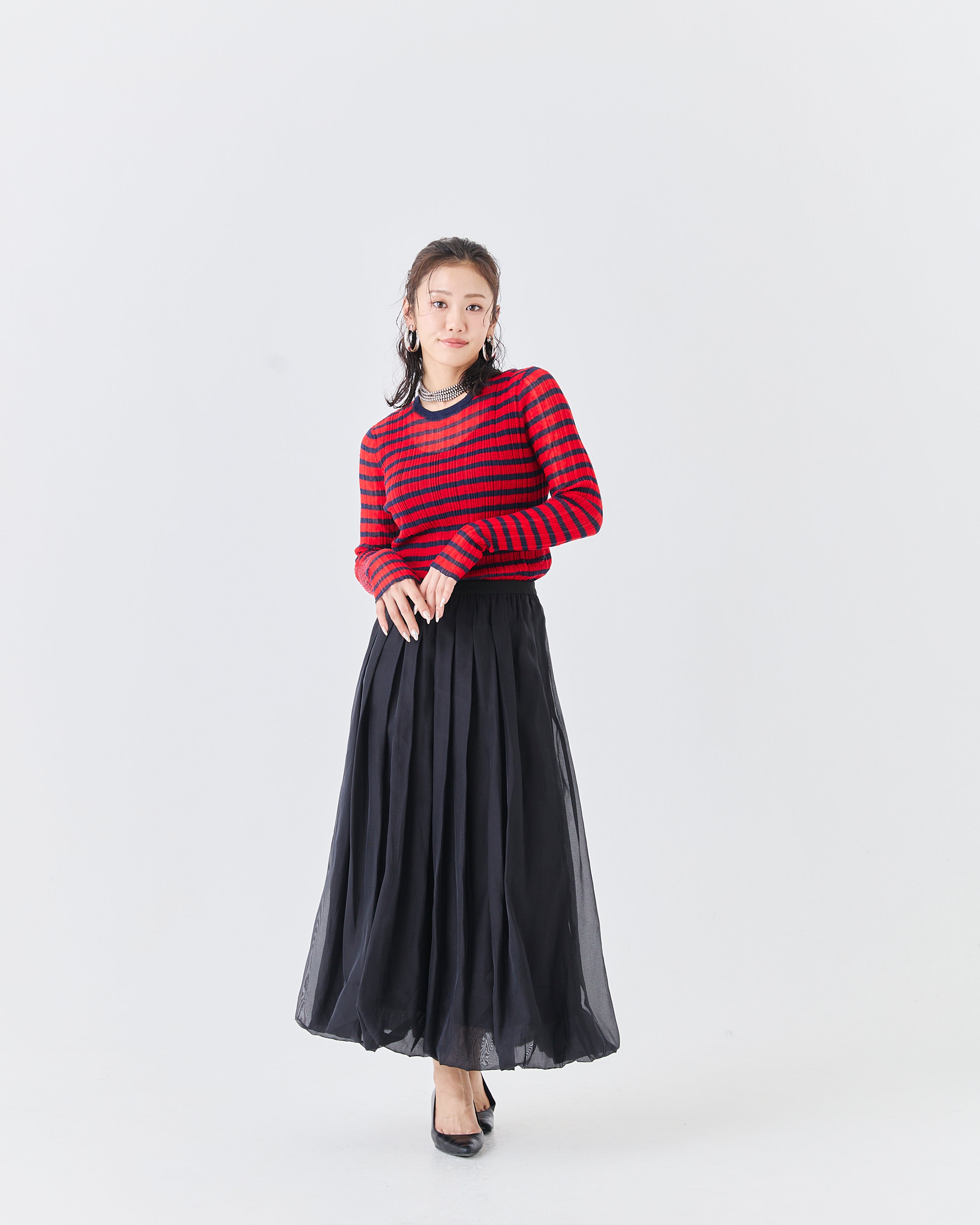 ランダムリブニットトップス(6265-559)