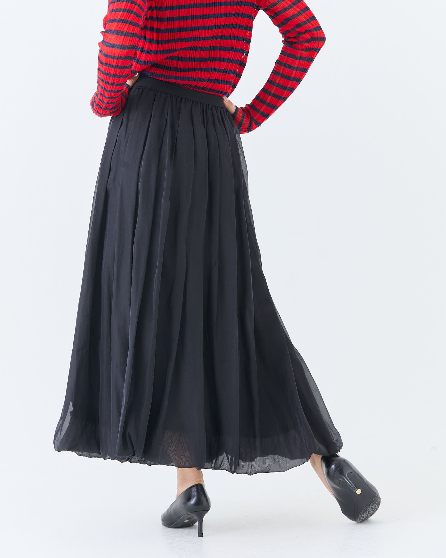 【予約終了】シアーバルーンスカート(6265-579)