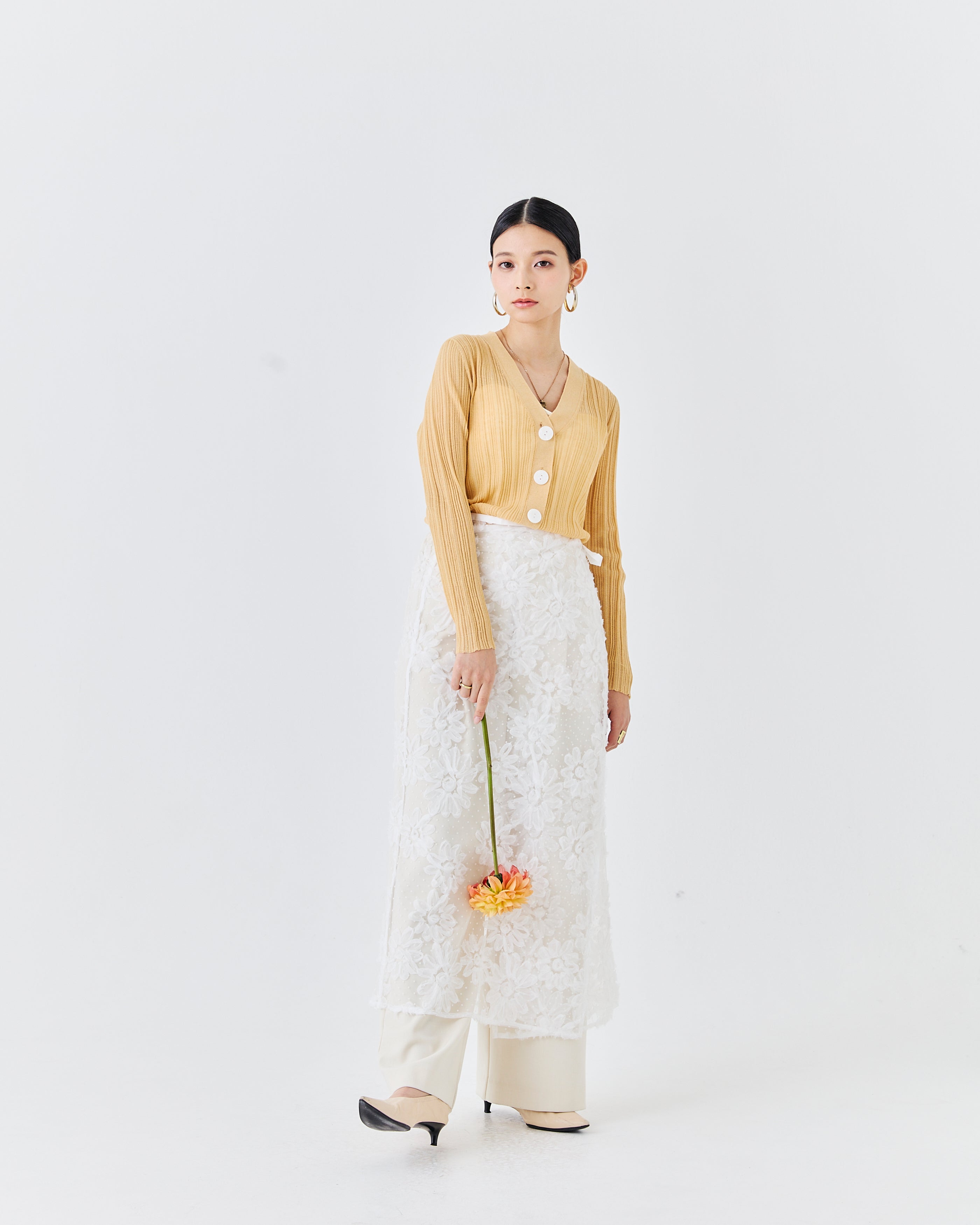 【comming soon】ランダムリブニットカーディガン(6266-340)