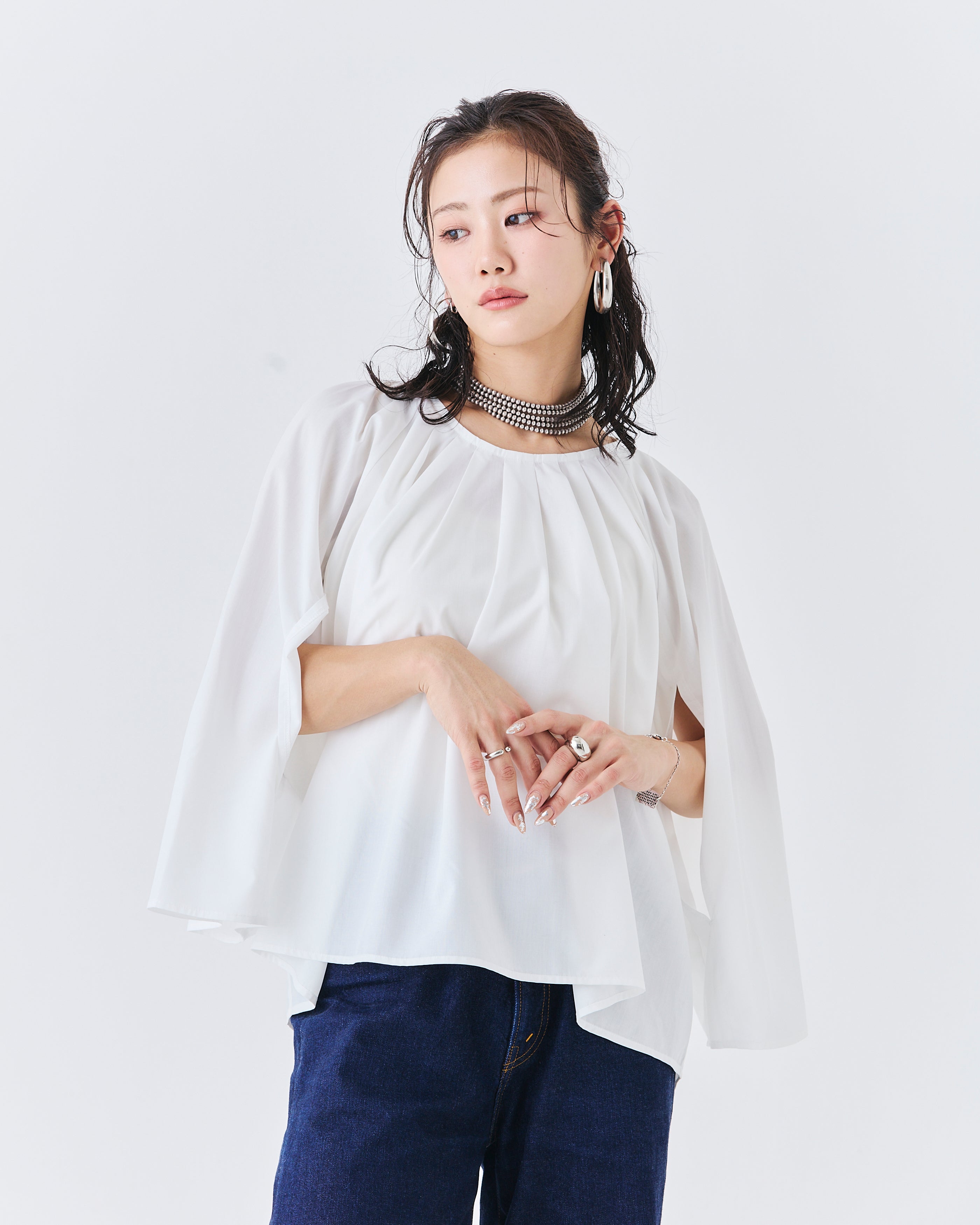 ポンチョスタイル2WAYトップス(6265-560)