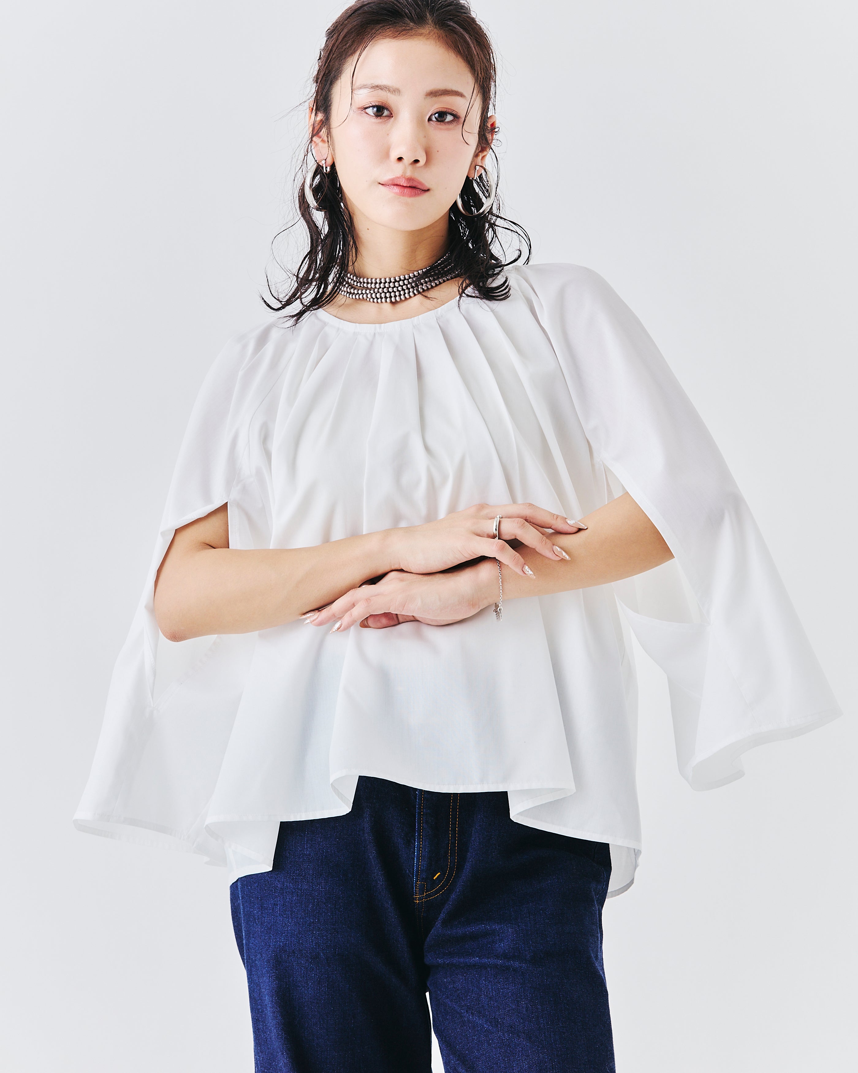 ポンチョスタイル2WAYトップス(6265-560)