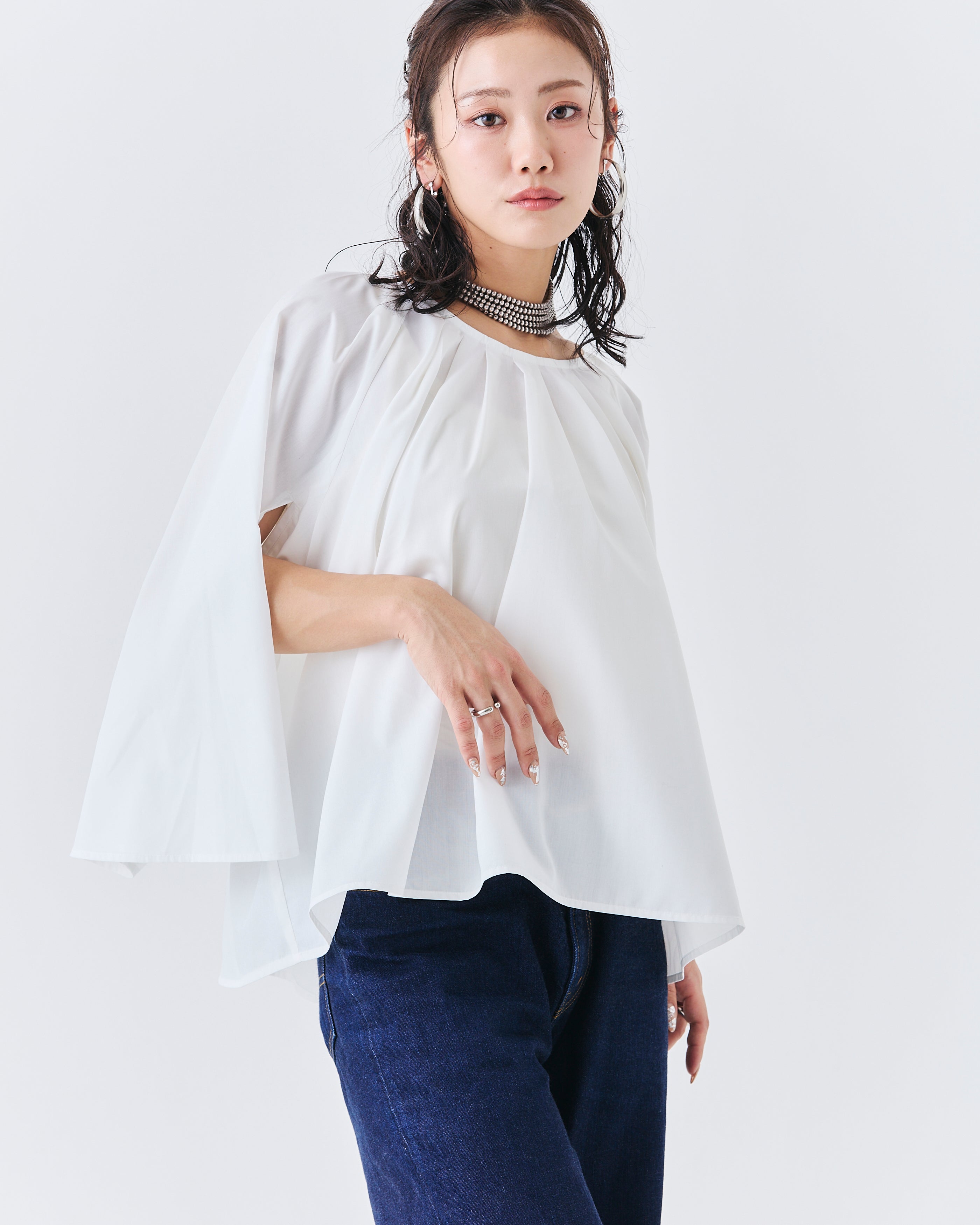 ポンチョスタイル2WAYトップス(6265-560)