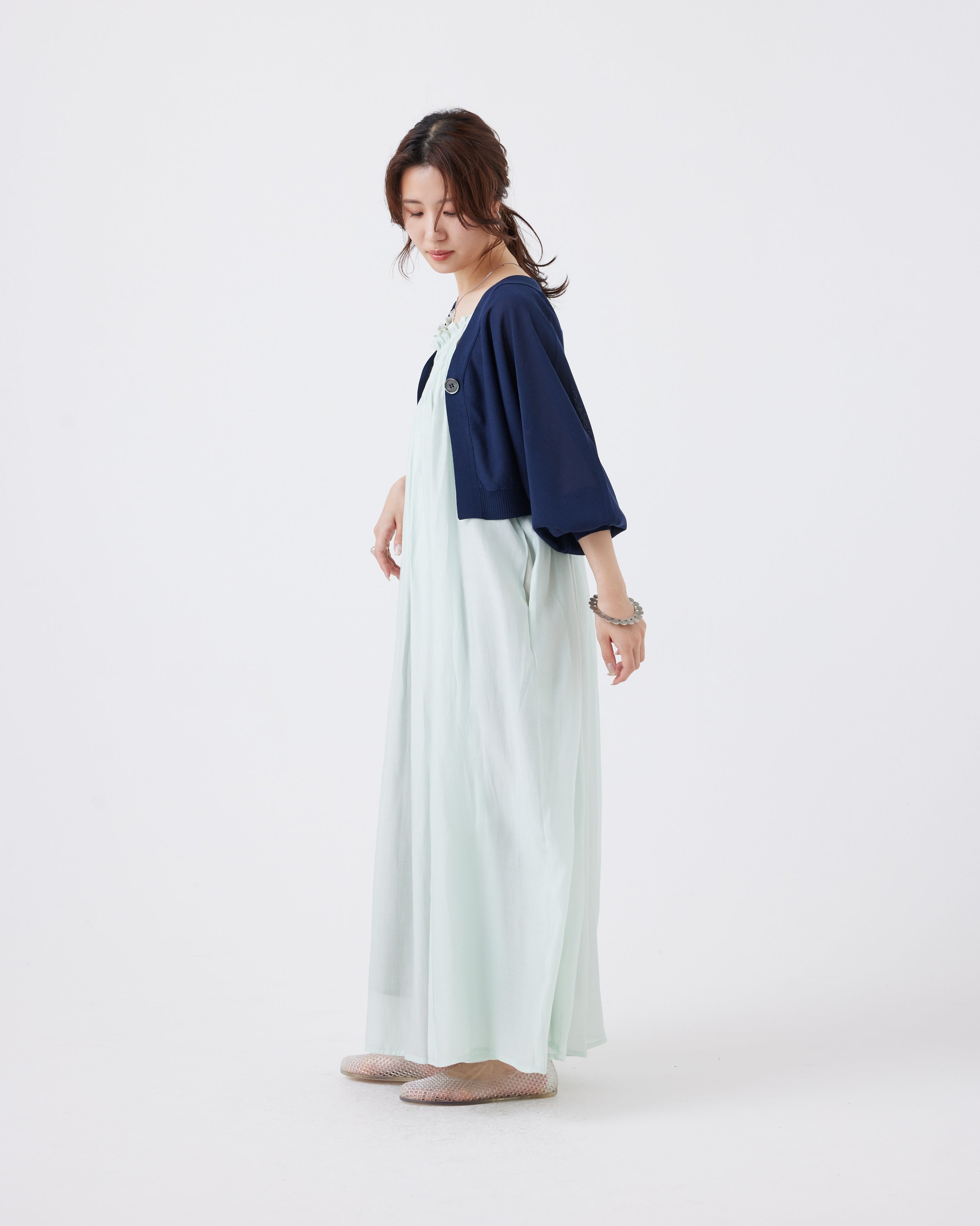 美シルエット ボレロカーディガン(6267-411)