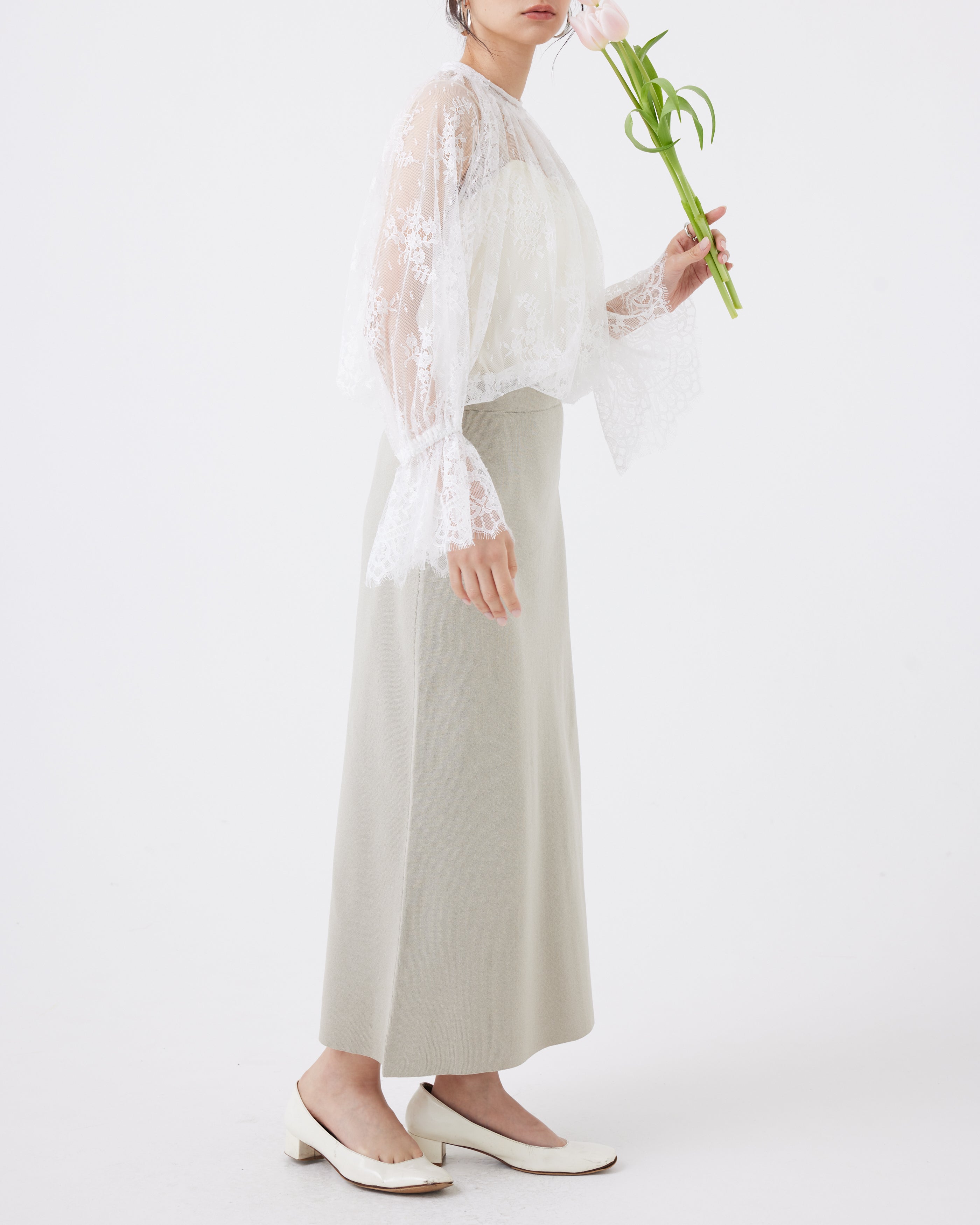 フローラルラッセルレースブラウス(6267-396)