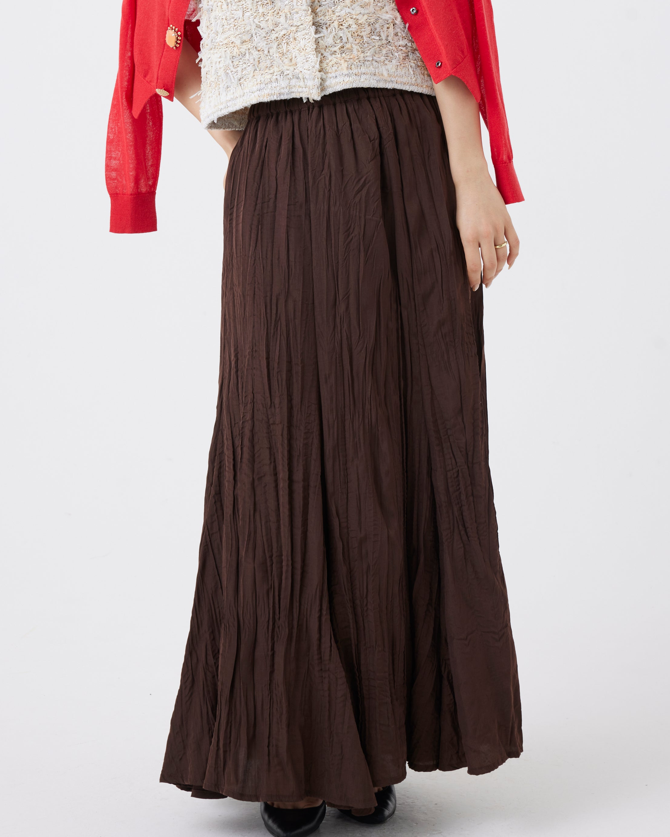 リンクルドマーメイドスカート(6267-406)