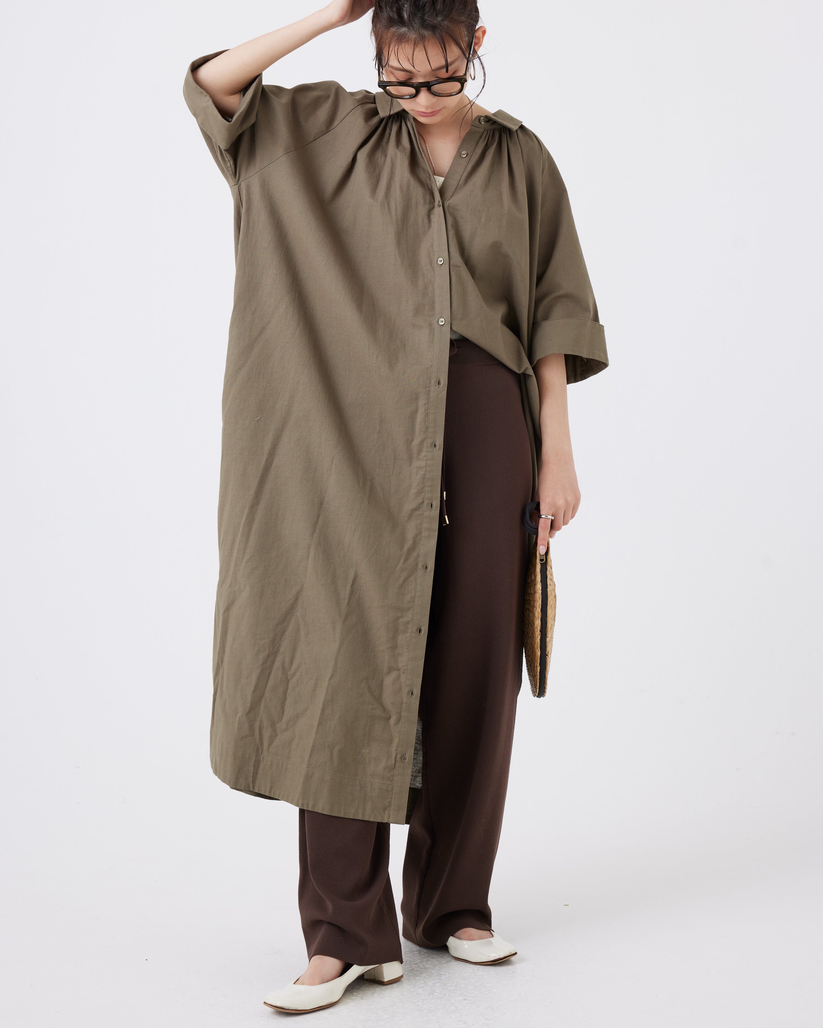 【予約】サマーニットミラノリブボトムス(6267-382)