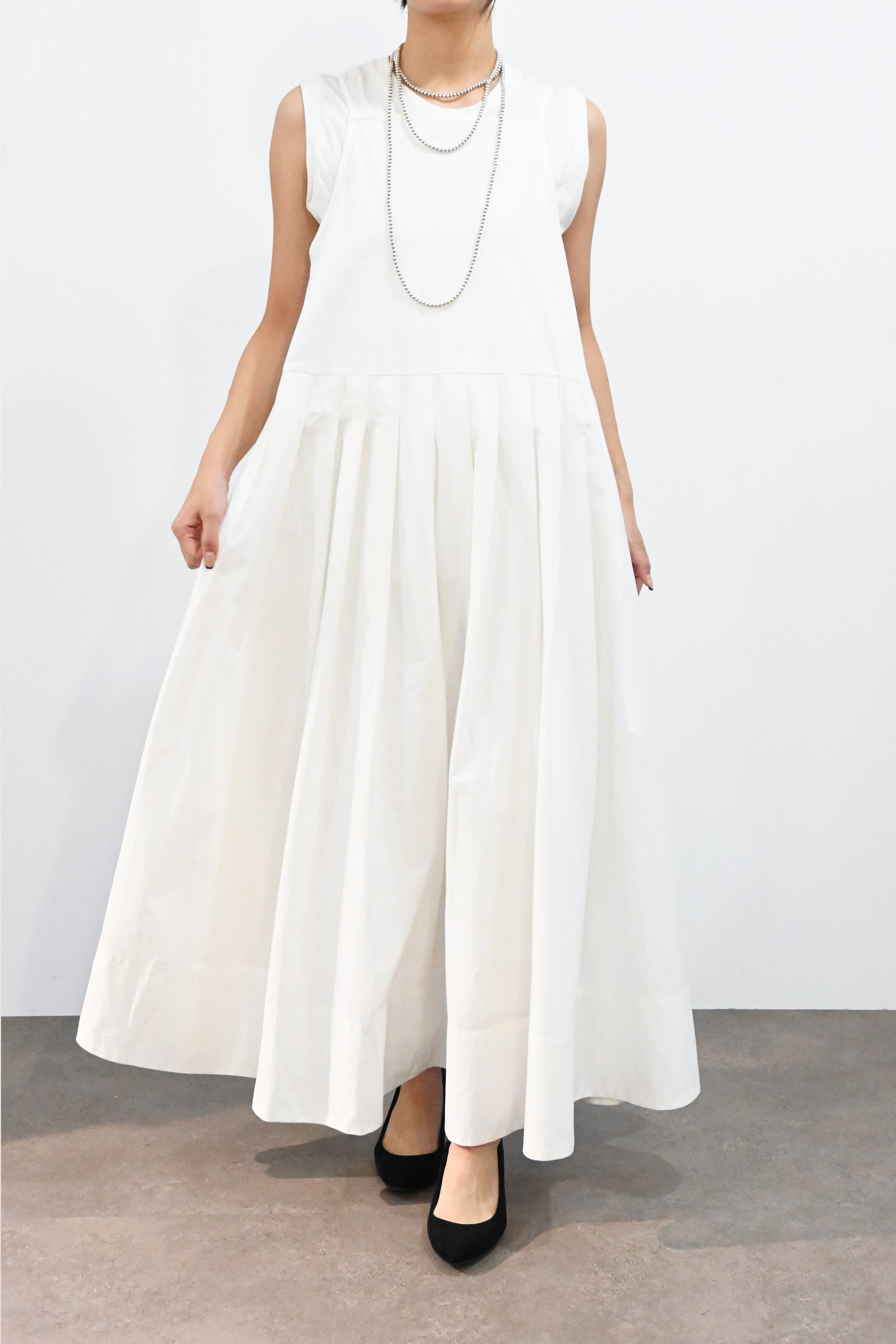 プリーツマキシドレス(6265-573)