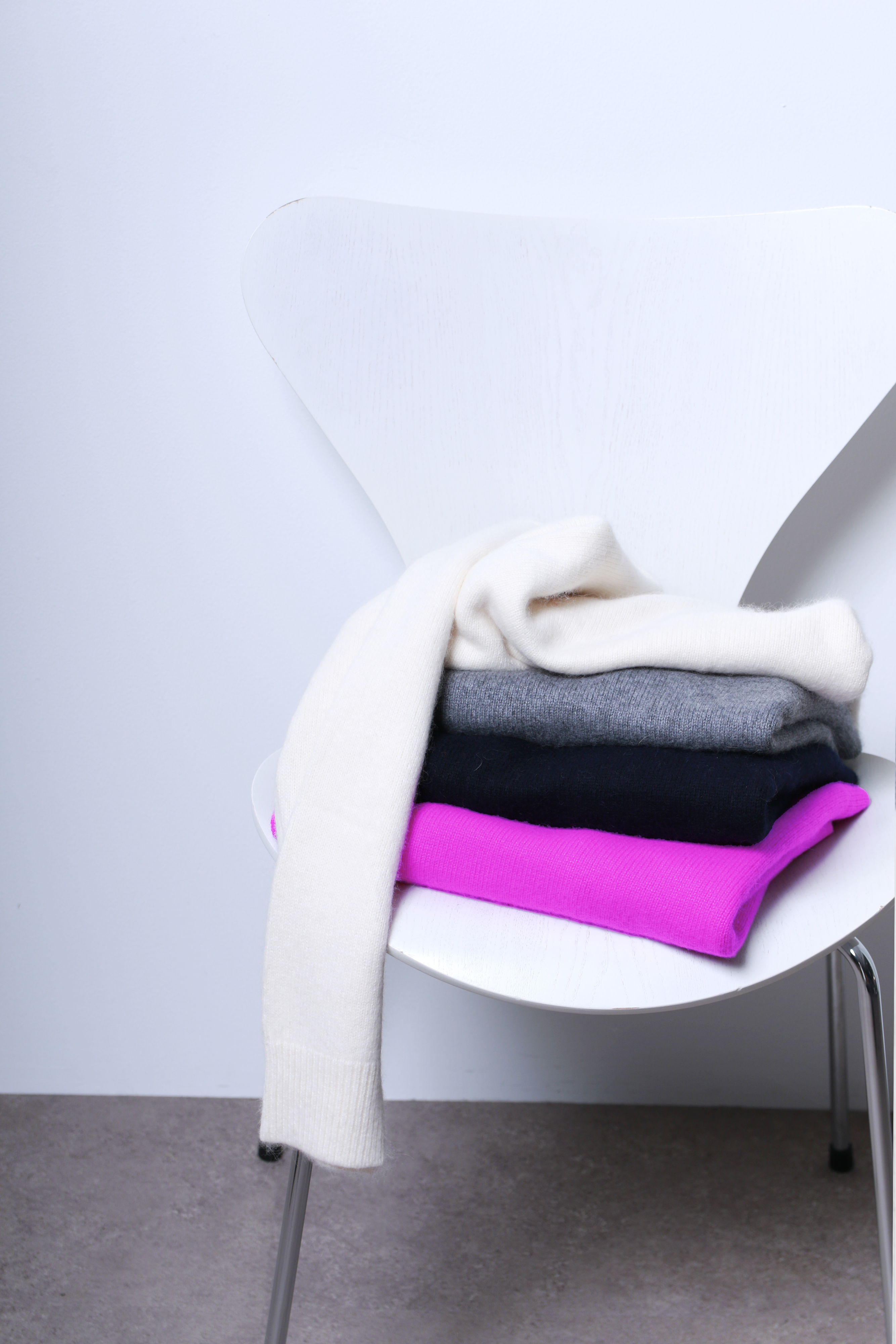 ラクーン混ベーシックプルオーバーニットトップス(6263-531)