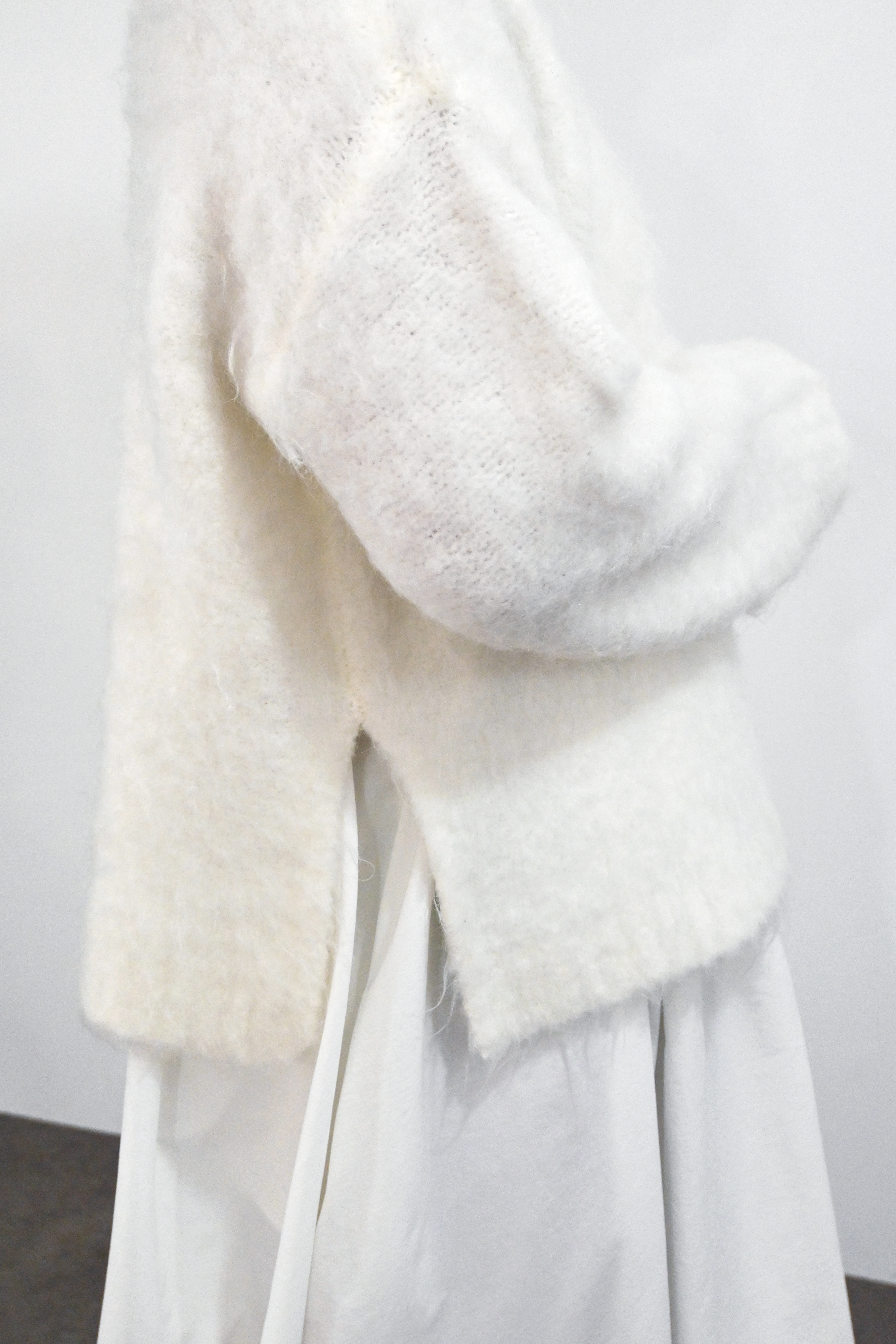 【Shikina×TORRAZZO】2WAYニット×ボリュームドレス(6265-302) 05.WHITE