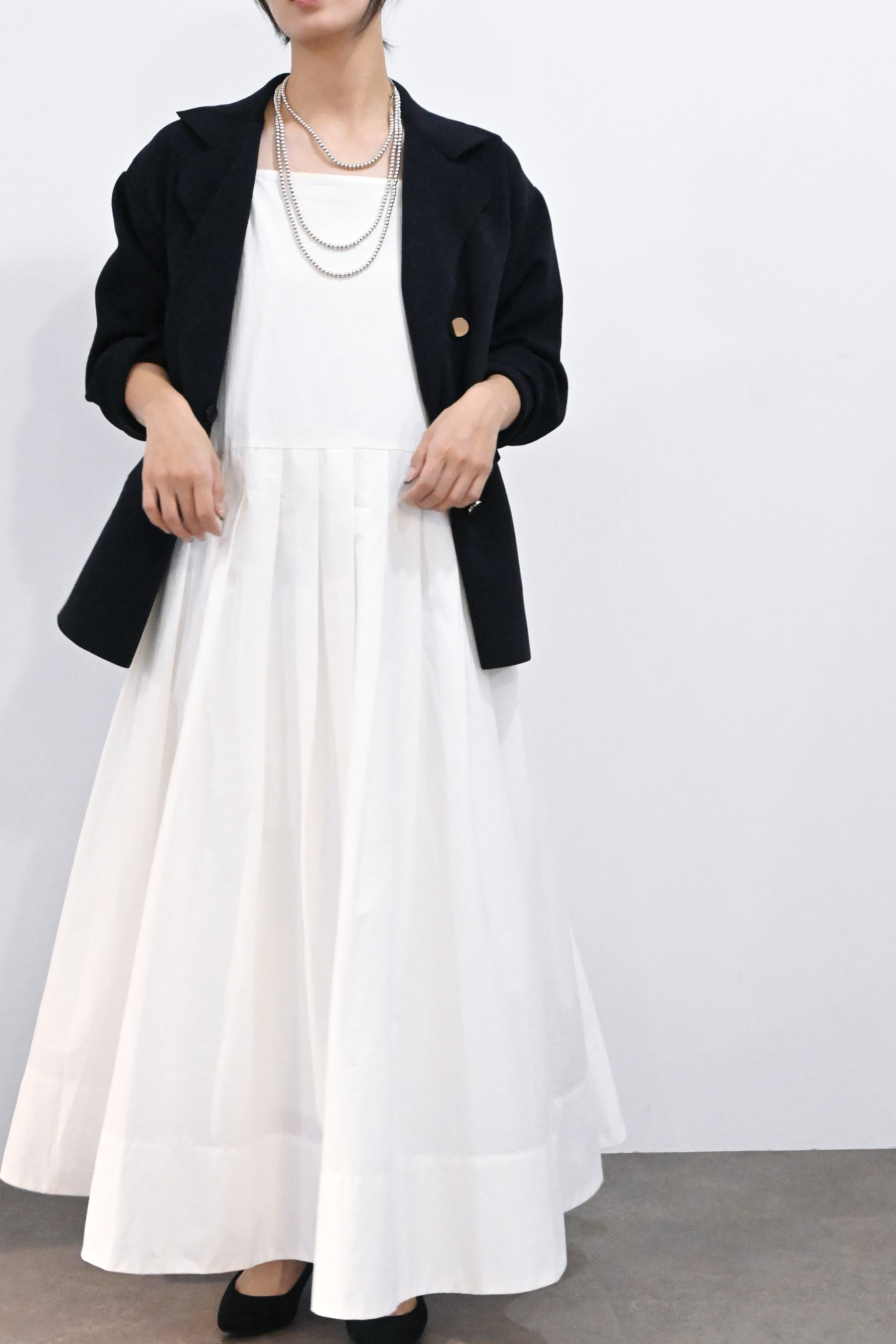 【予約終了】プリーツマキシドレス(6265-573)