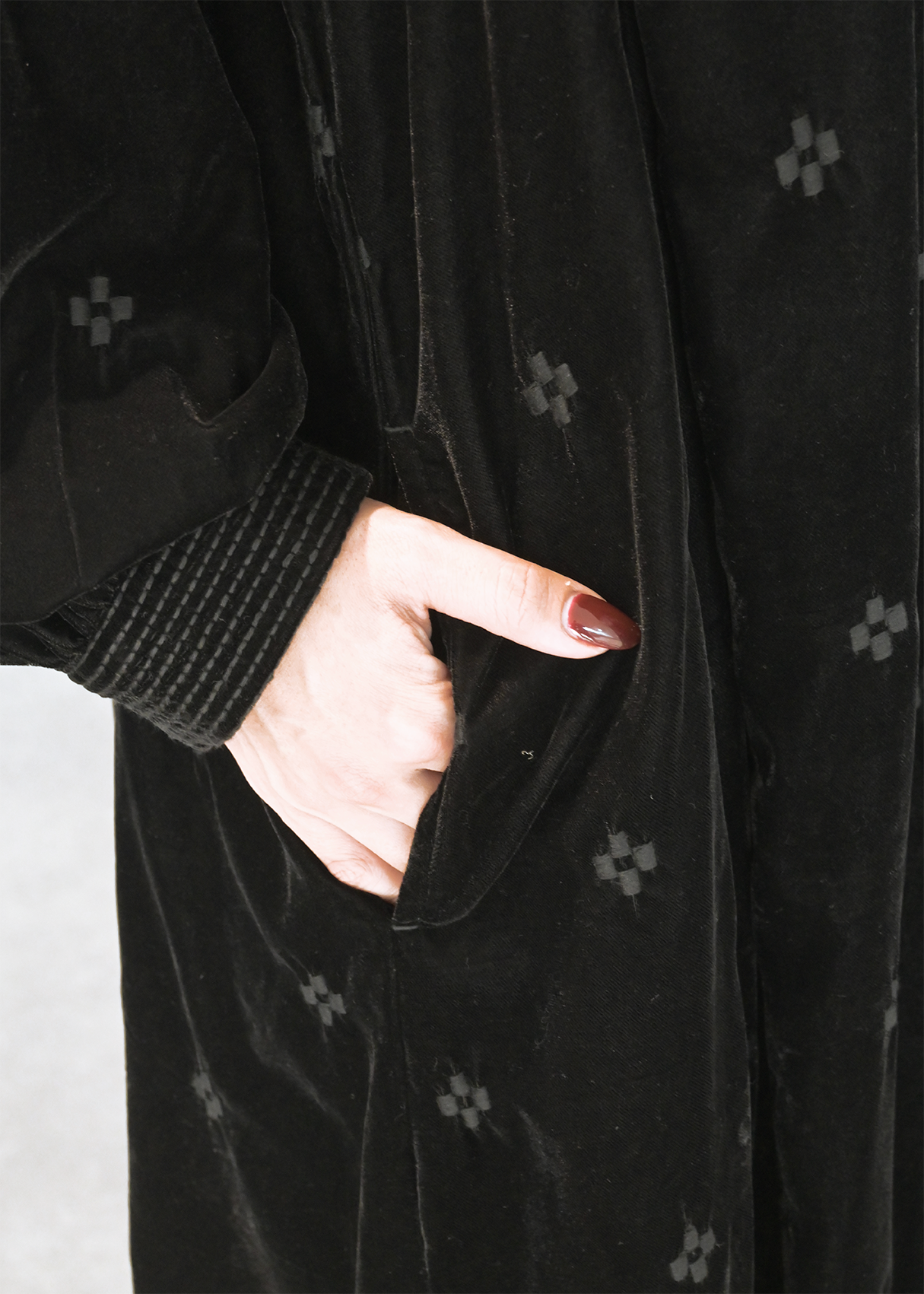 カフタン ベロアワンピース(6261-447)