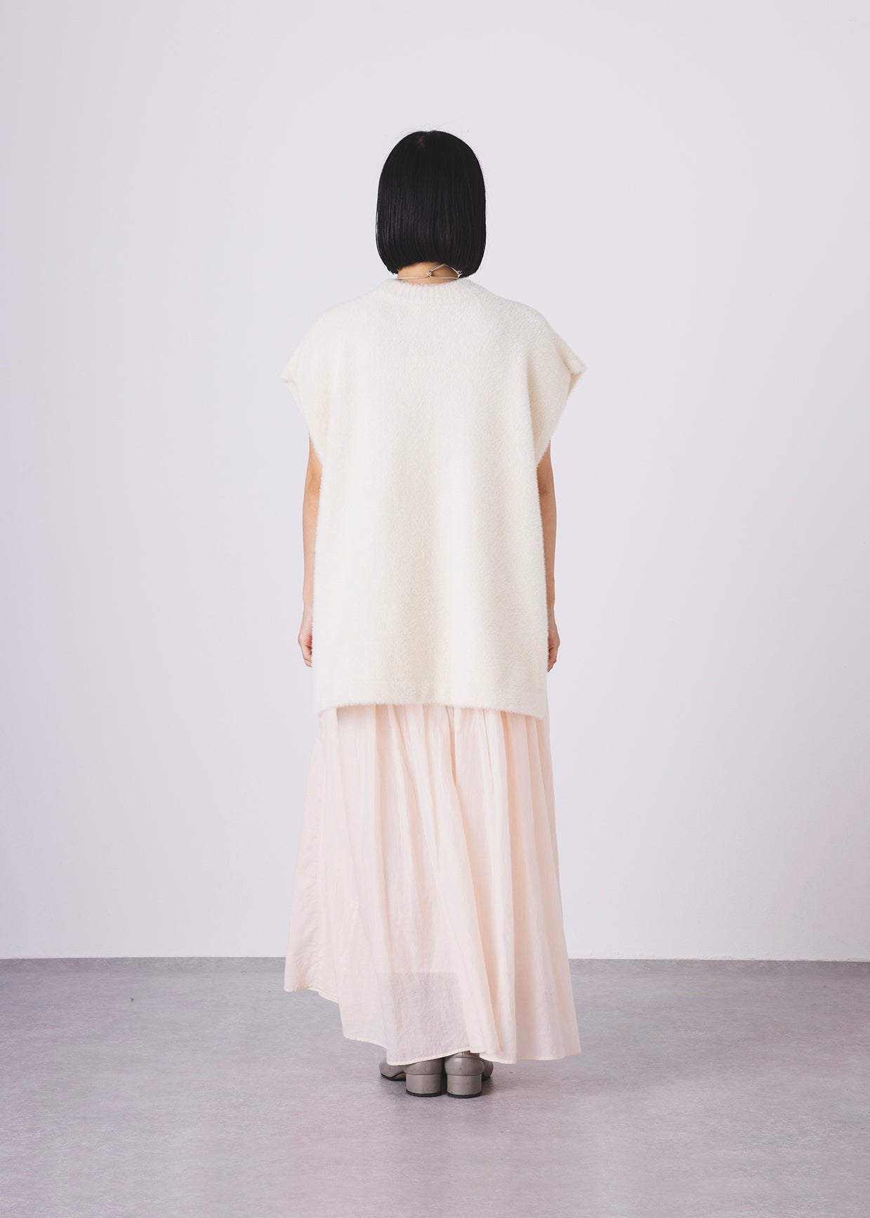 ニットベロアポンチョ(6255-381)