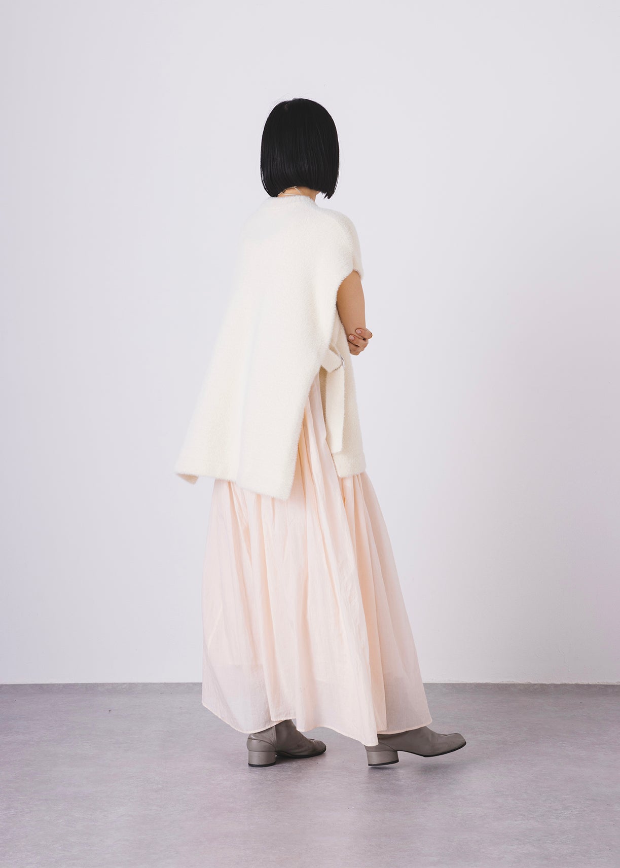 ニットベロアポンチョ(6255-381)