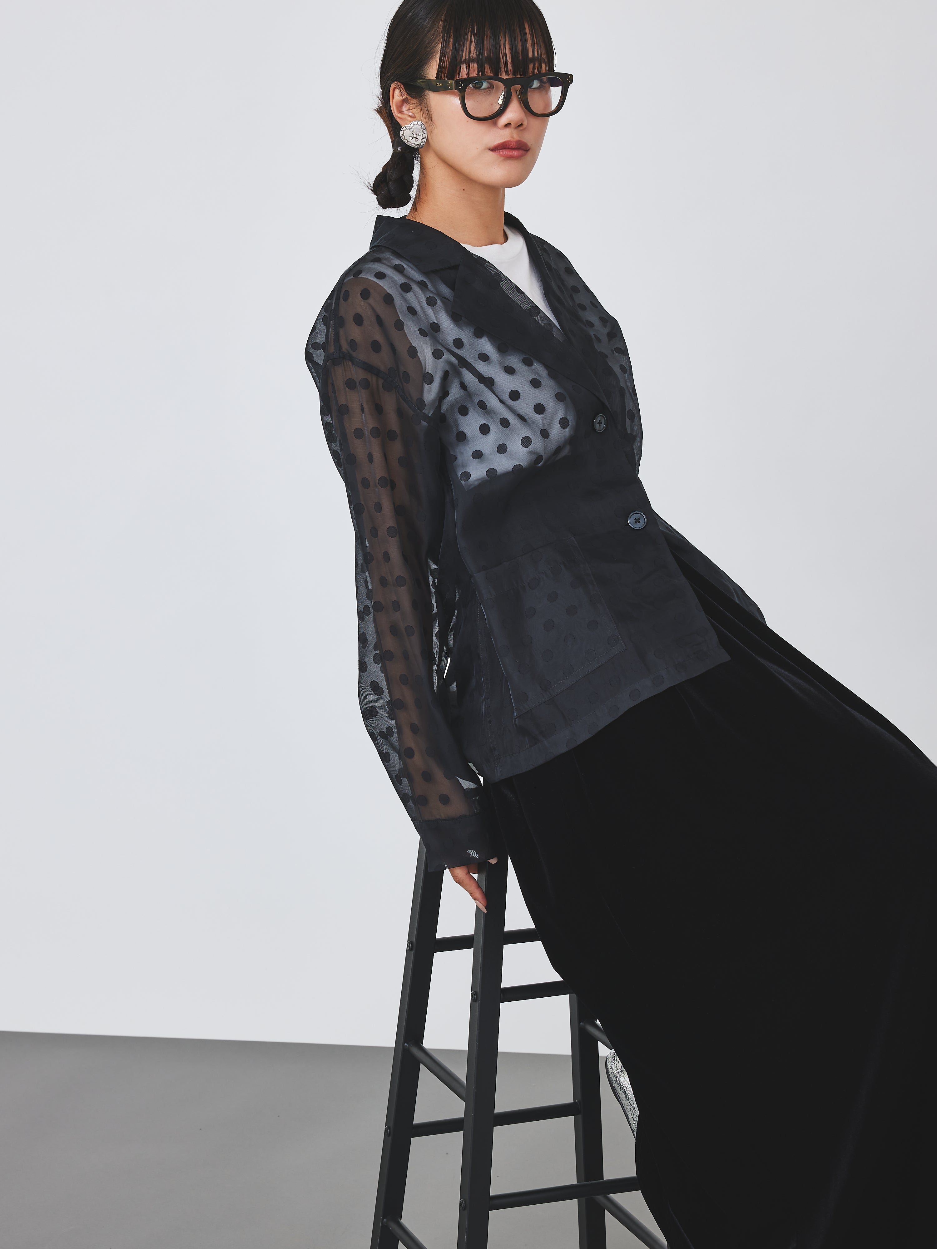 ドットシースルージャケット(6259-477)