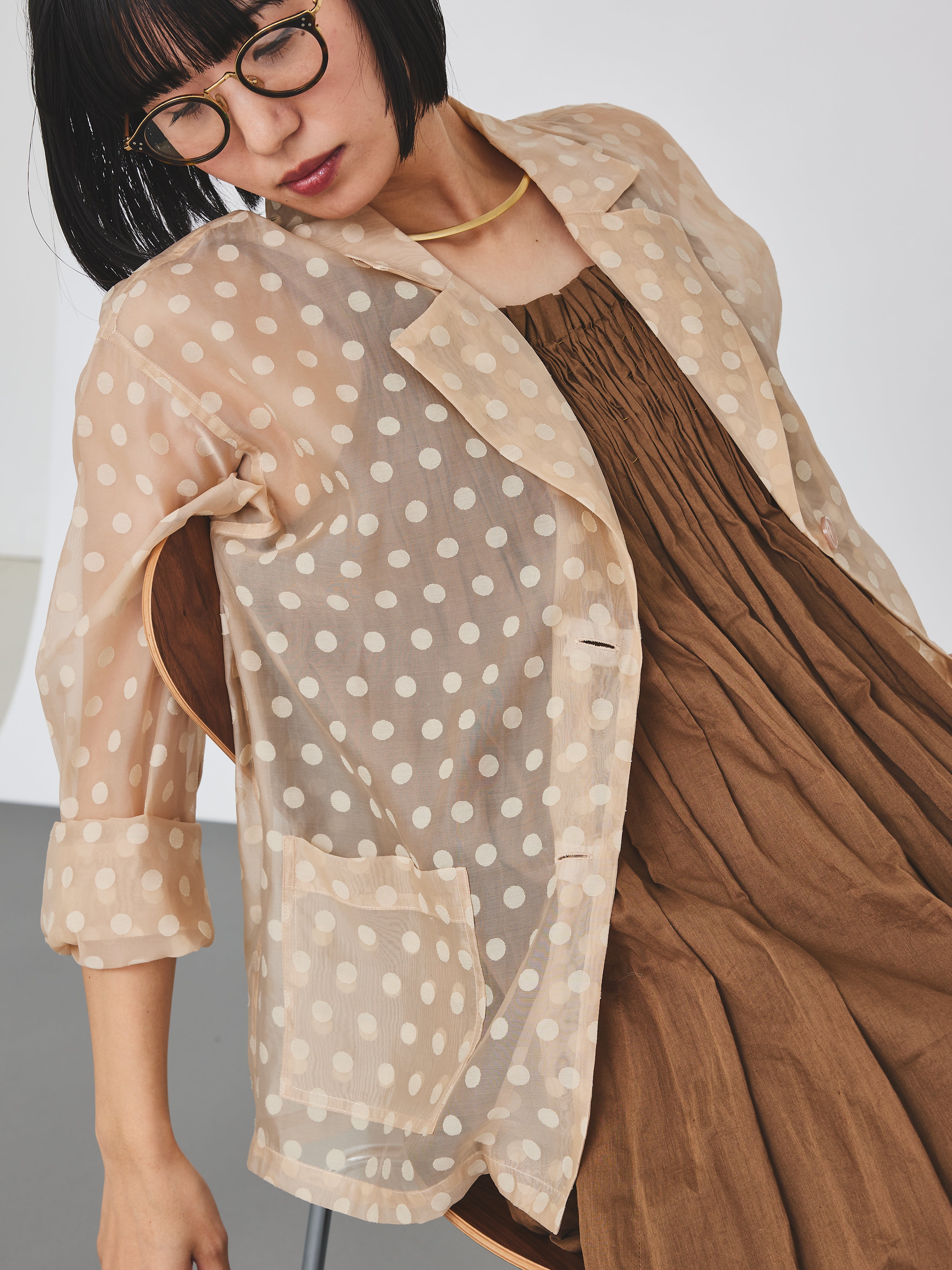 ドットシースルージャケット(6259-477)