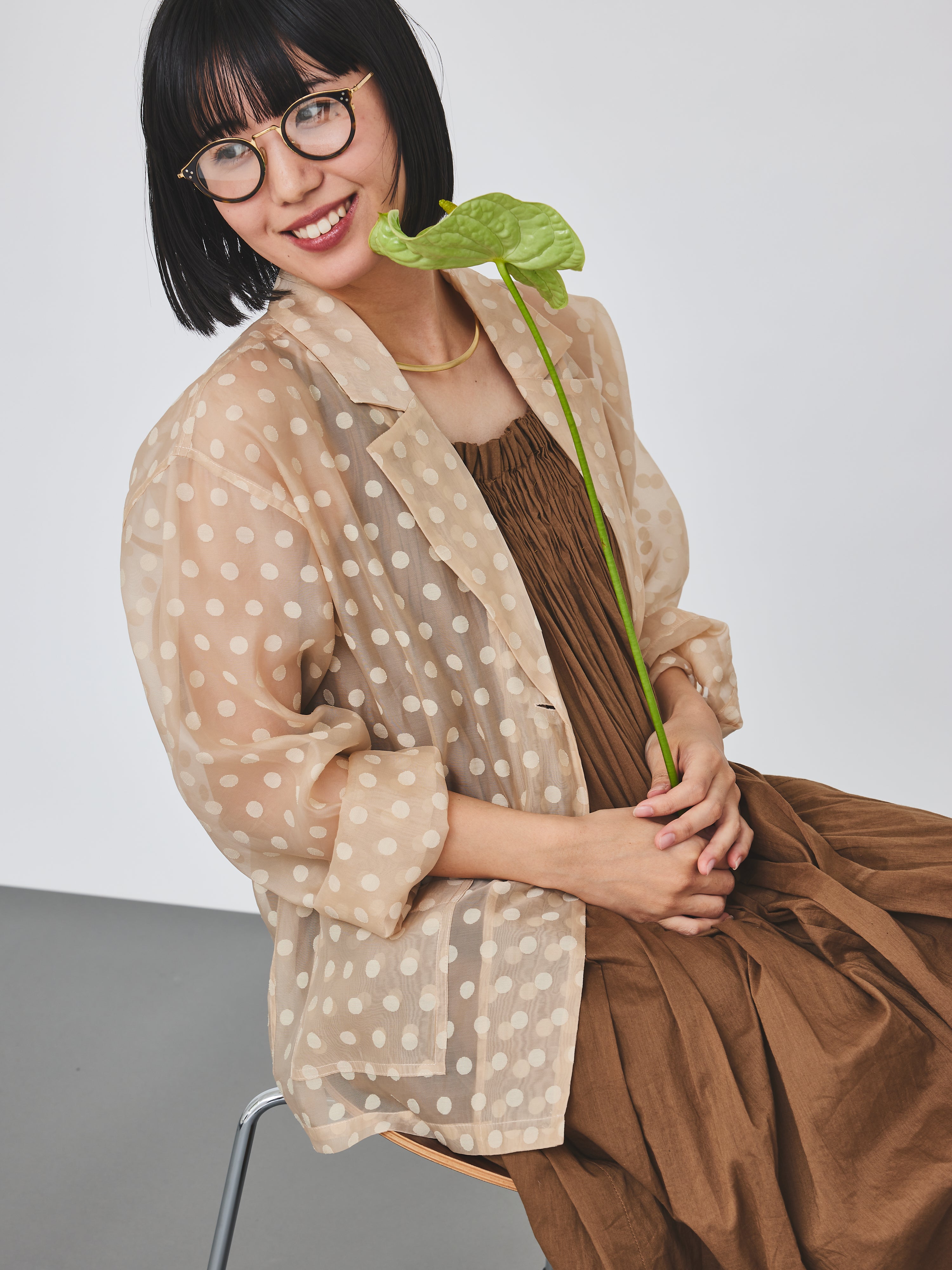 ドットシースルージャケット(6259-477)