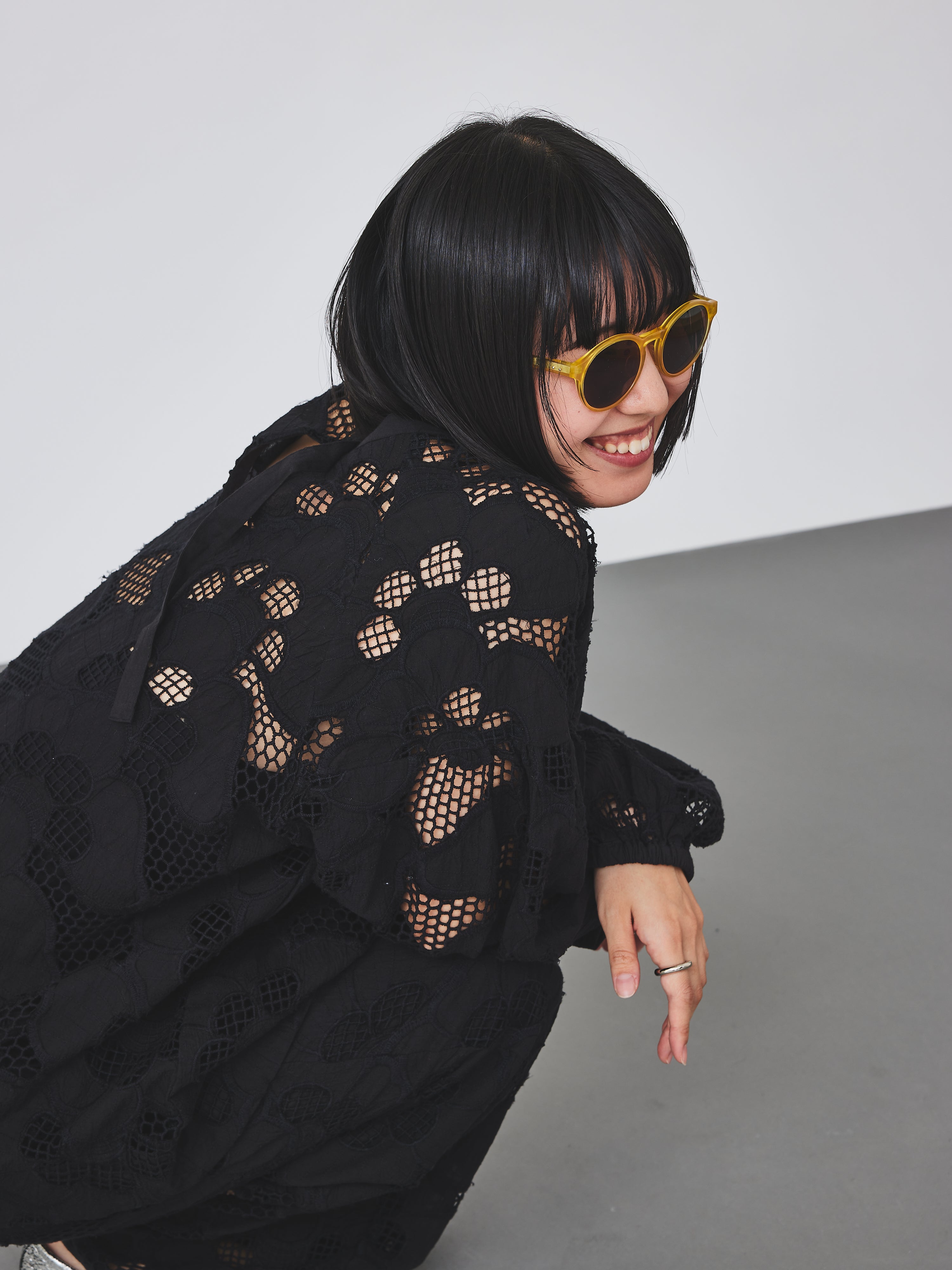 カットワークレースブラウス(6259-529)