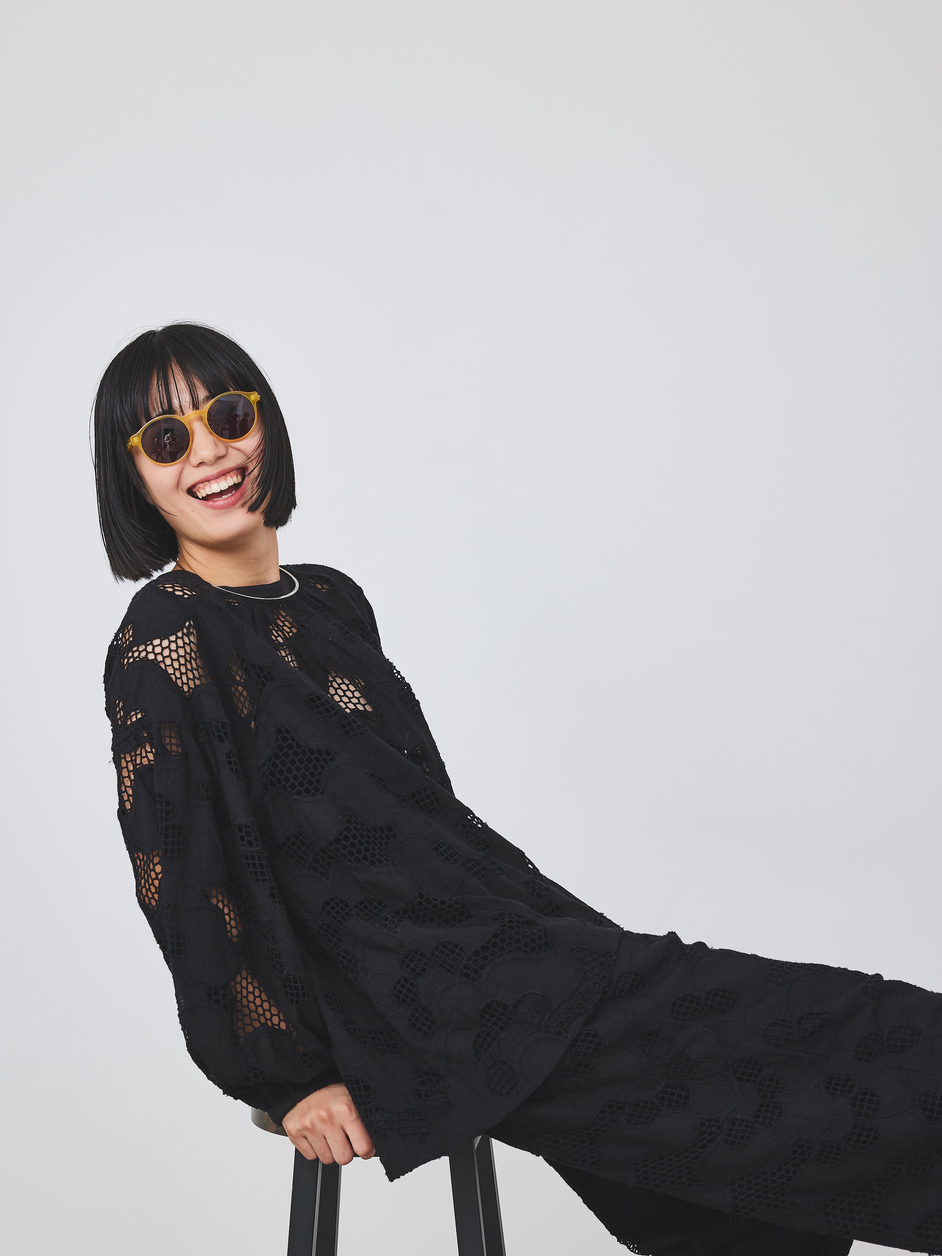 カットワークレースブラウス(6259-529)