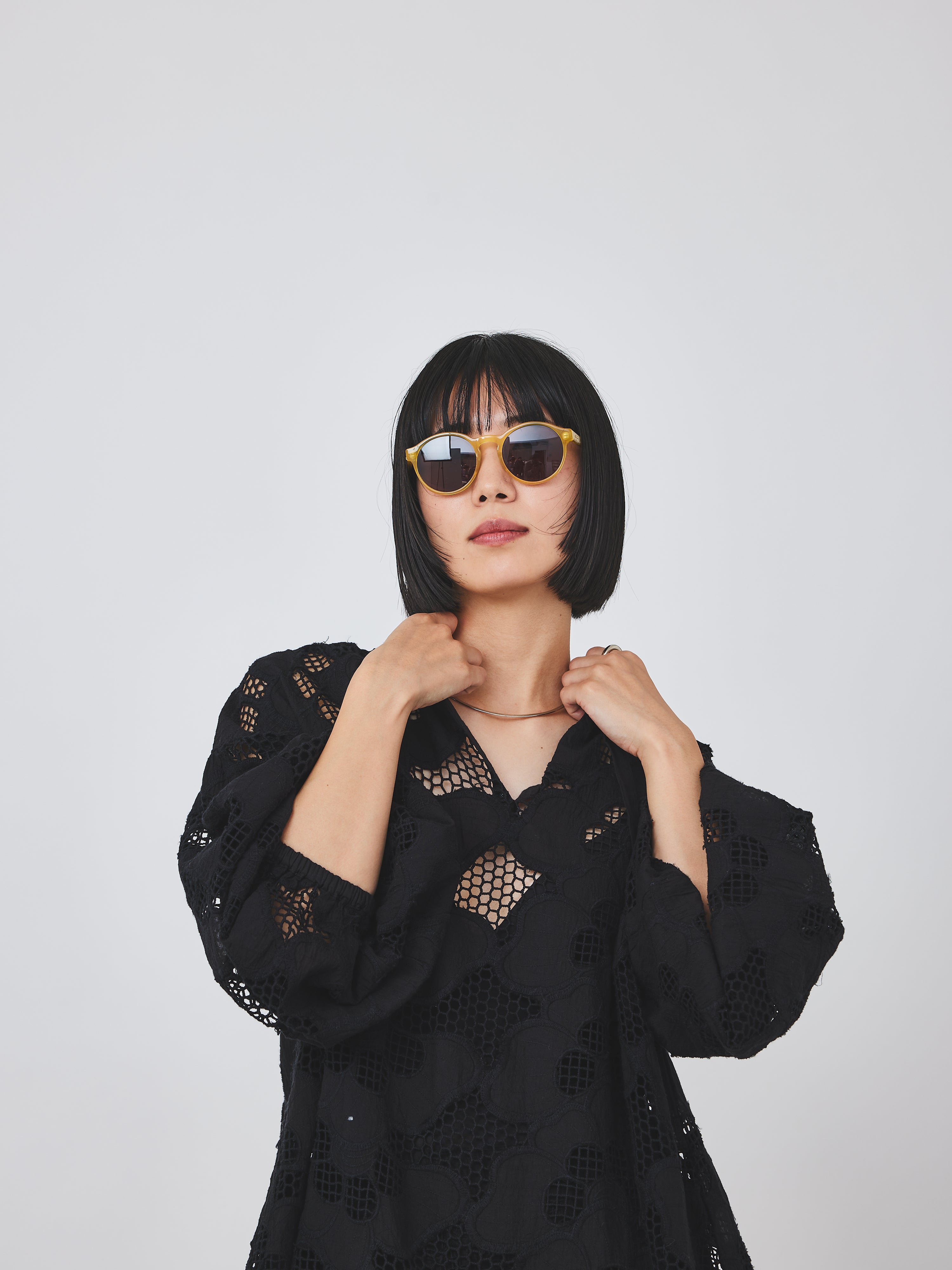 カットワークレースブラウス(6259-529)