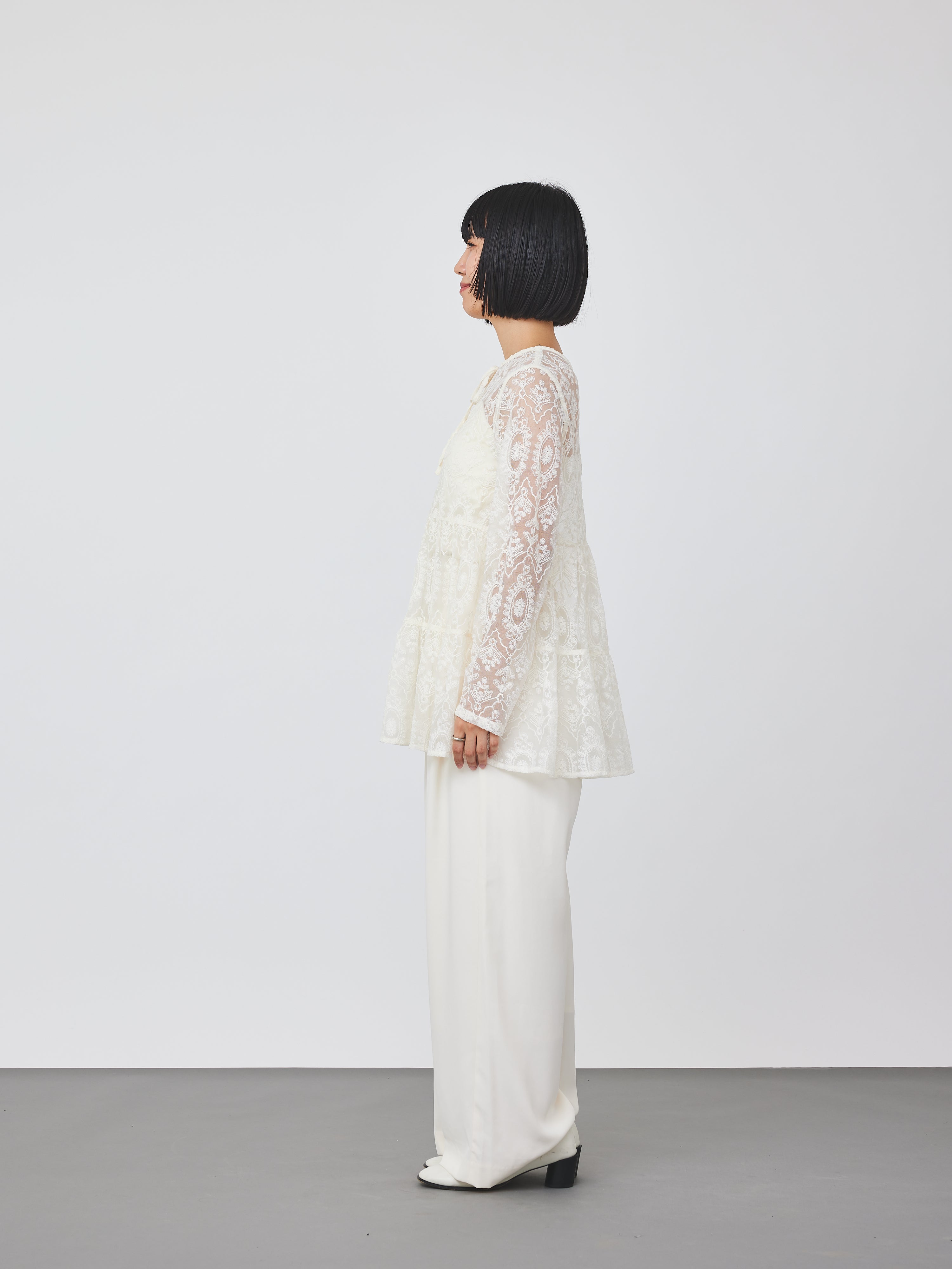 レースティアードブラウス(6259-469)