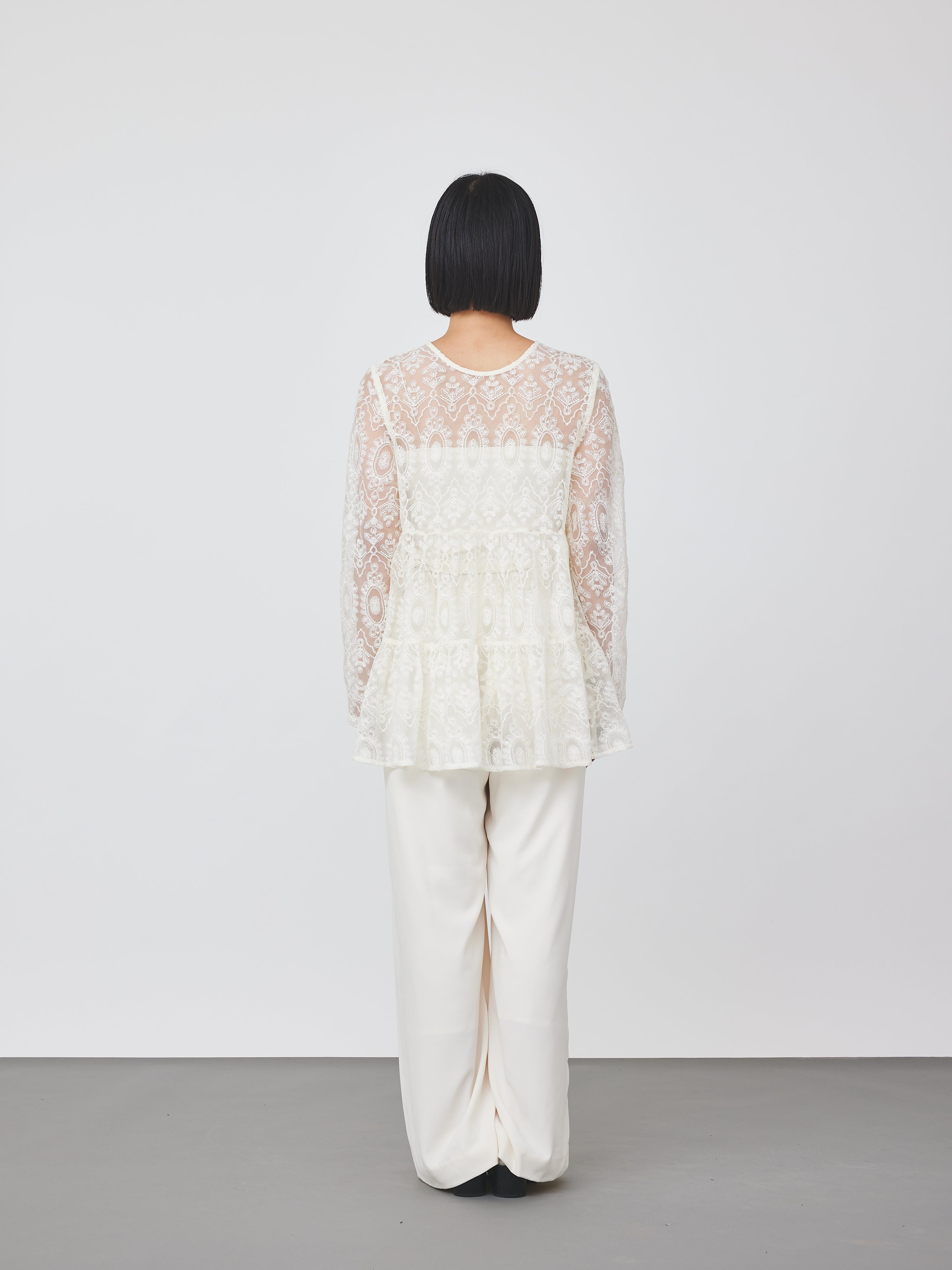 レースティアードブラウス(6259-469)