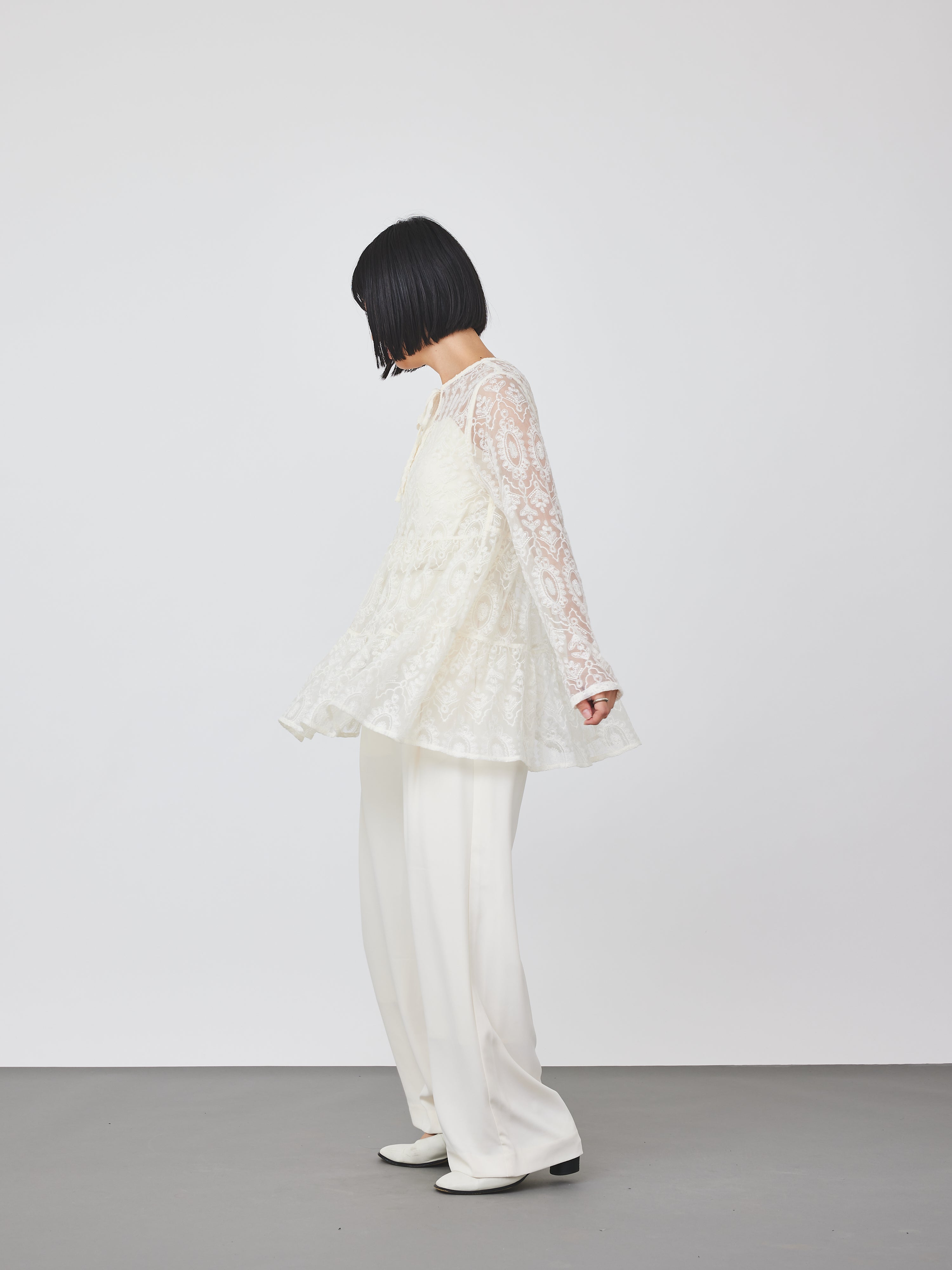 レースティアードブラウス(6259-469)