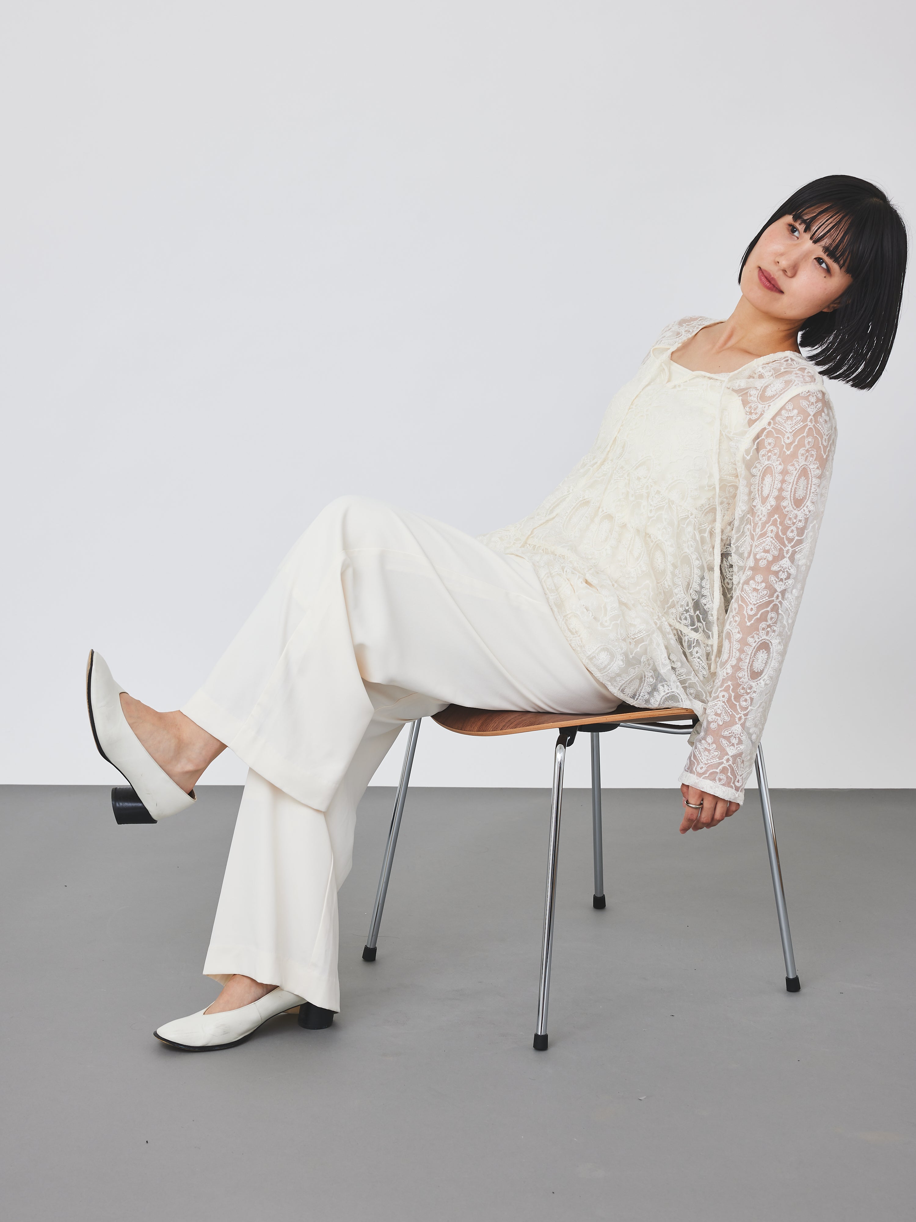 レースティアードブラウス(6259-469)