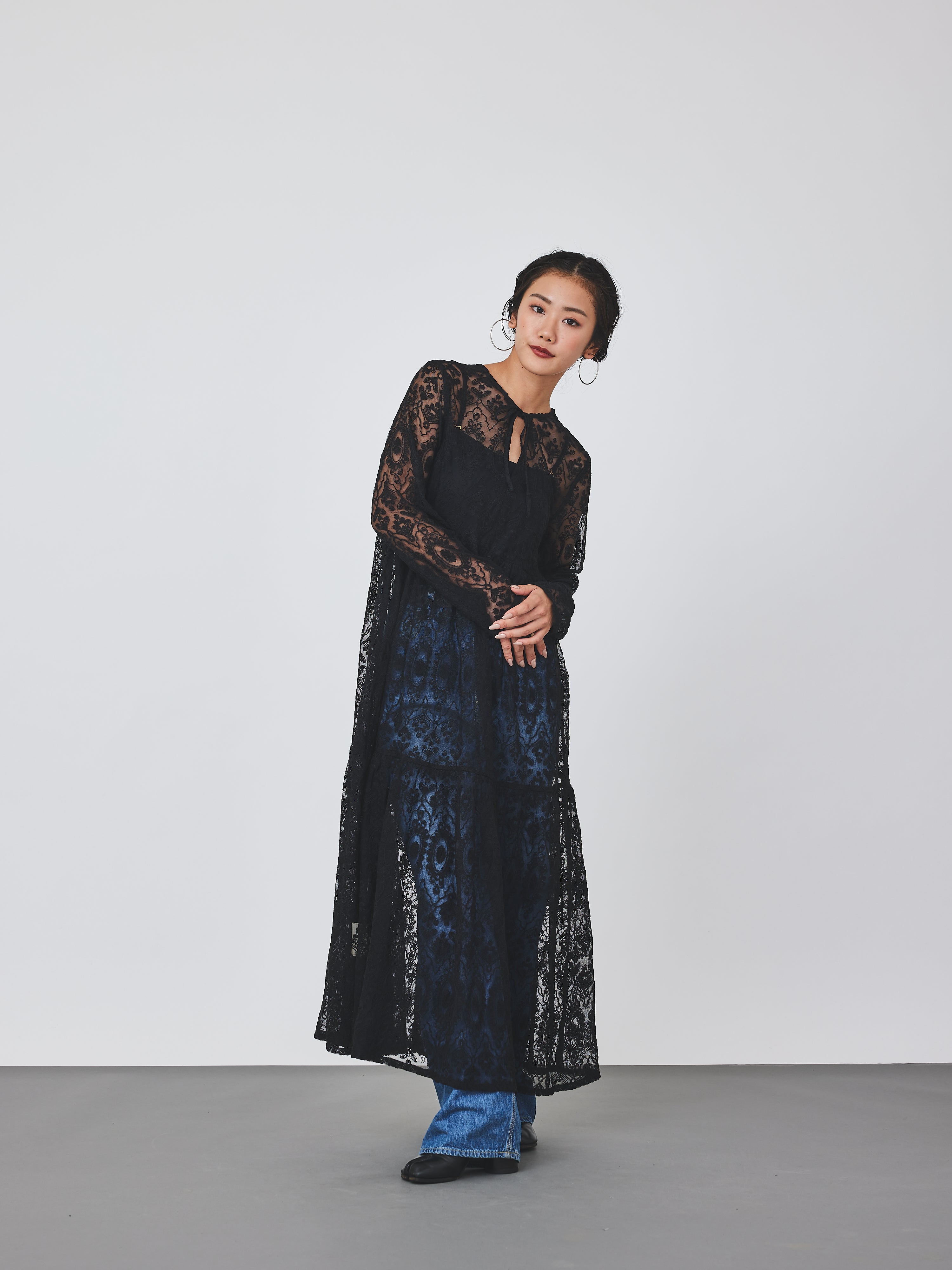 レースティアードワンピース(6259-470)