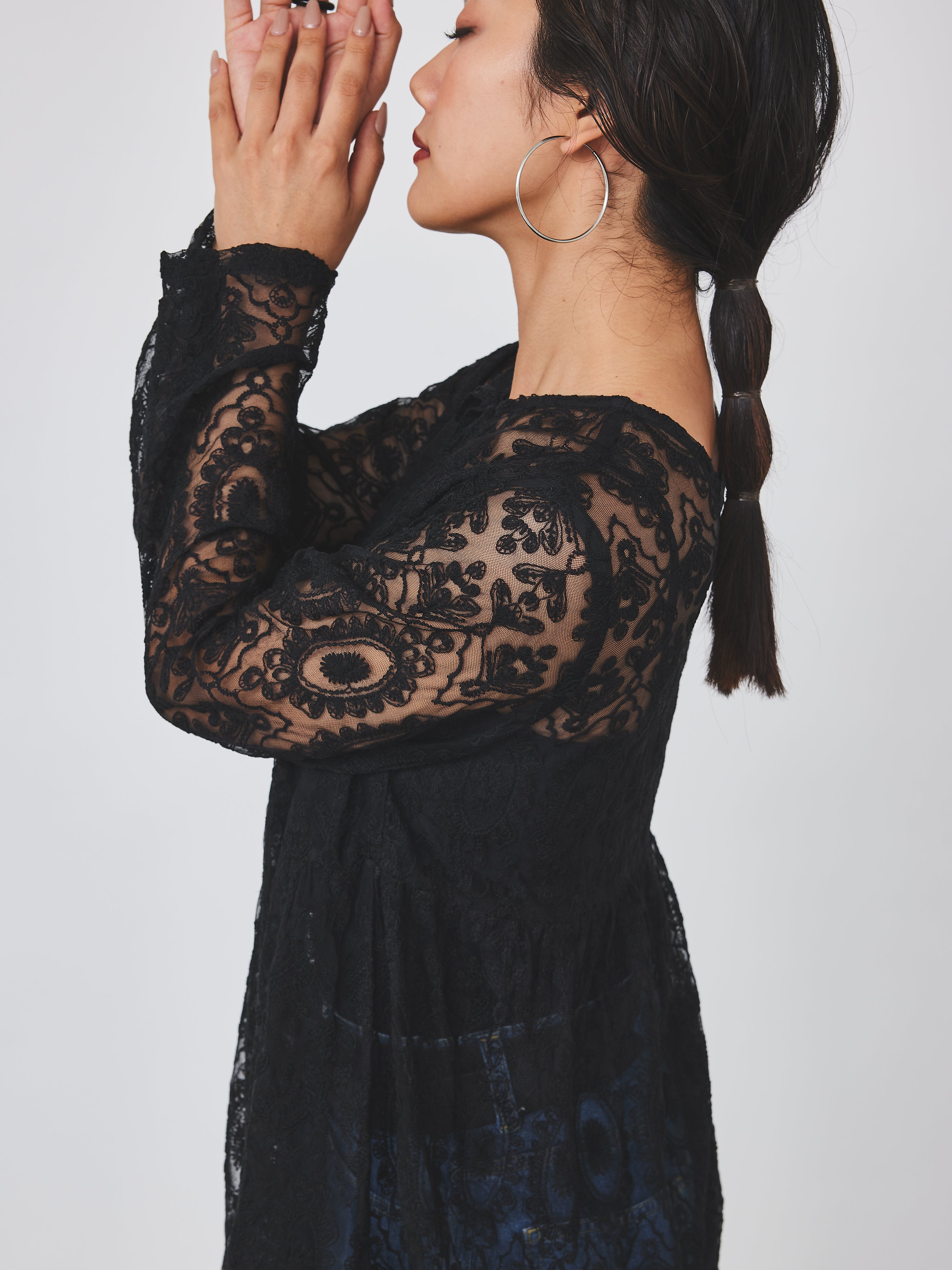 レースティアードワンピース(6259-470)