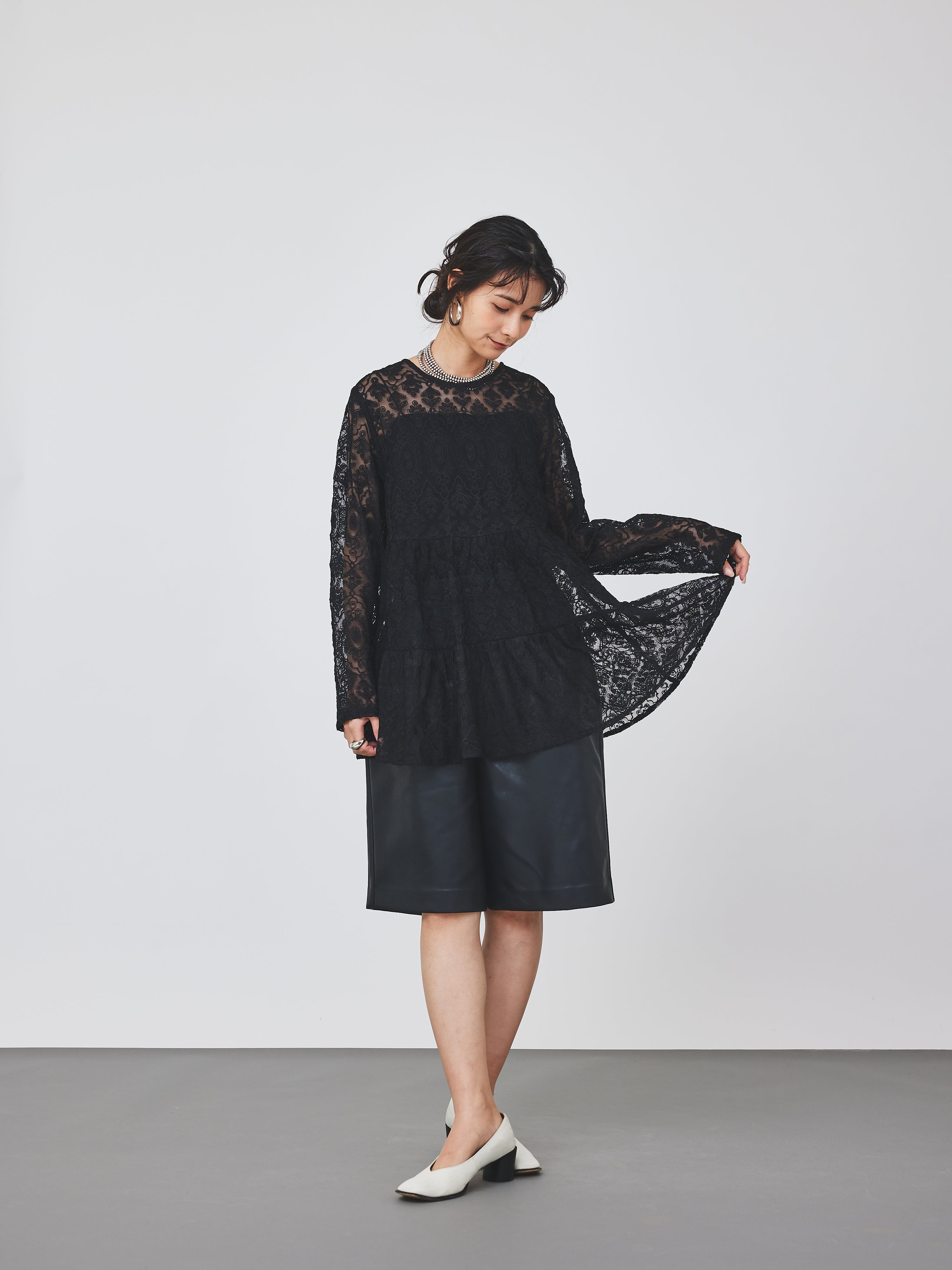 レースティアードブラウス(6259-469)