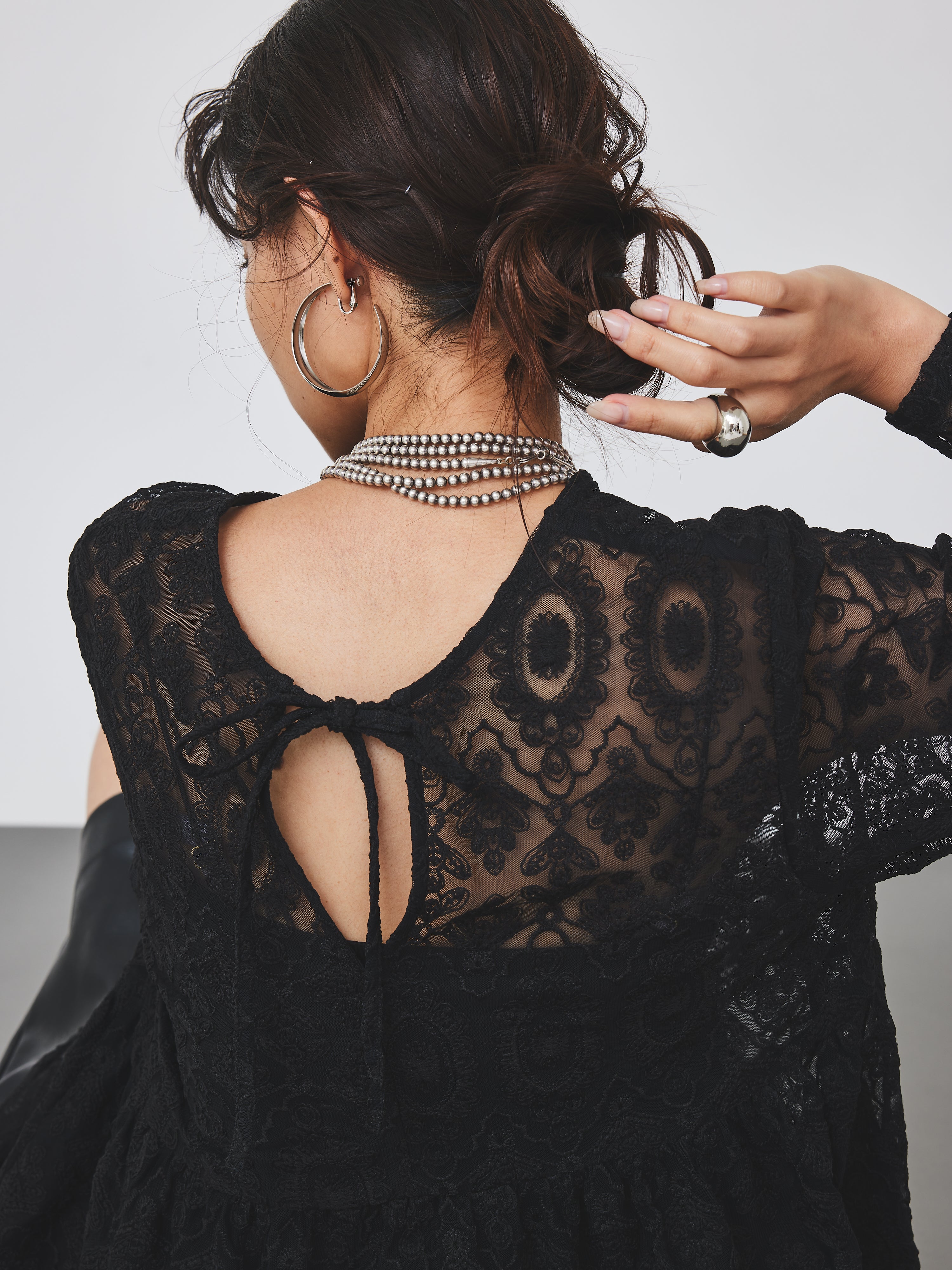 レースティアードブラウス(6259-469)