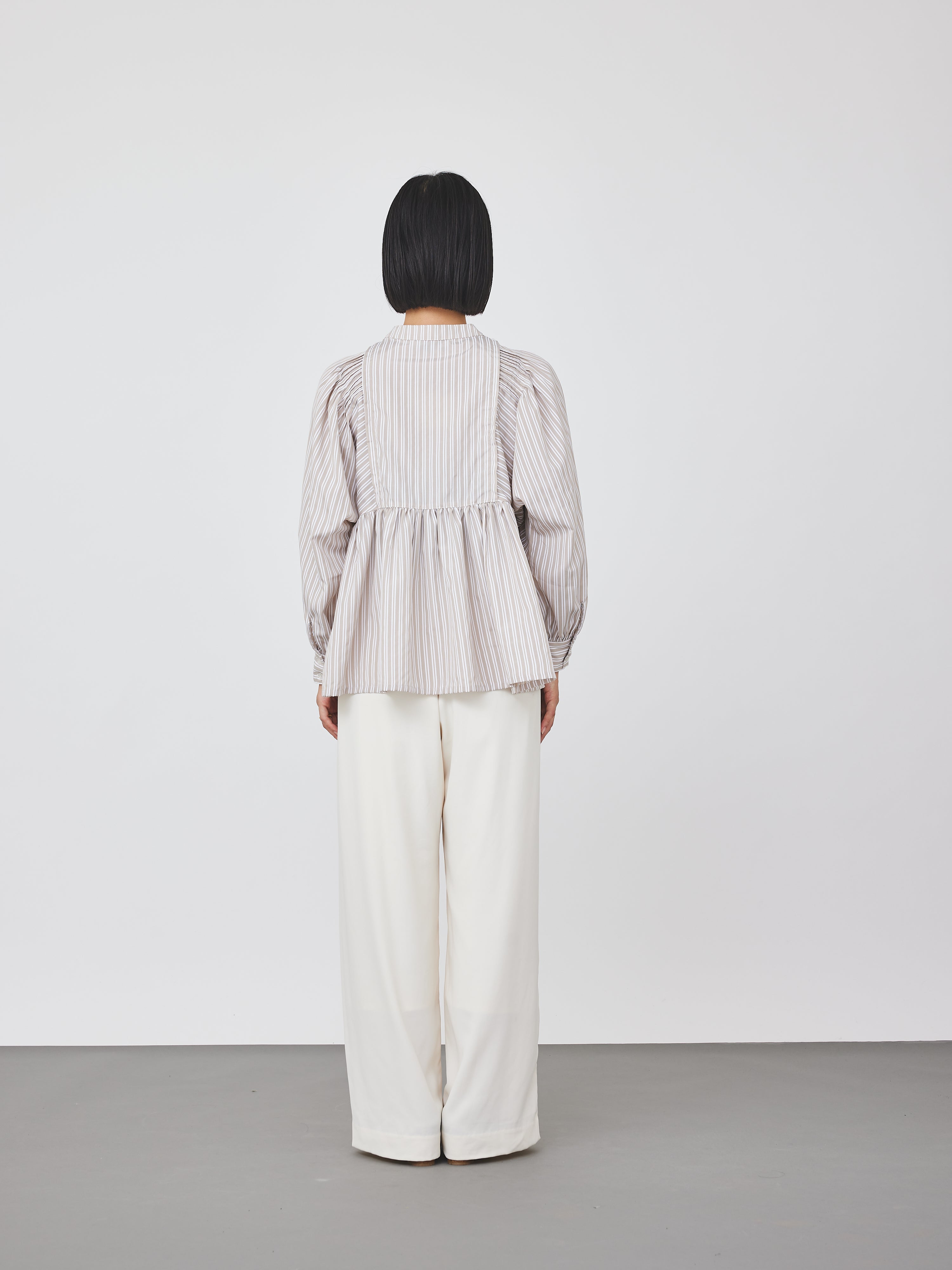 ストライプメッシュブラウス(6259-475)