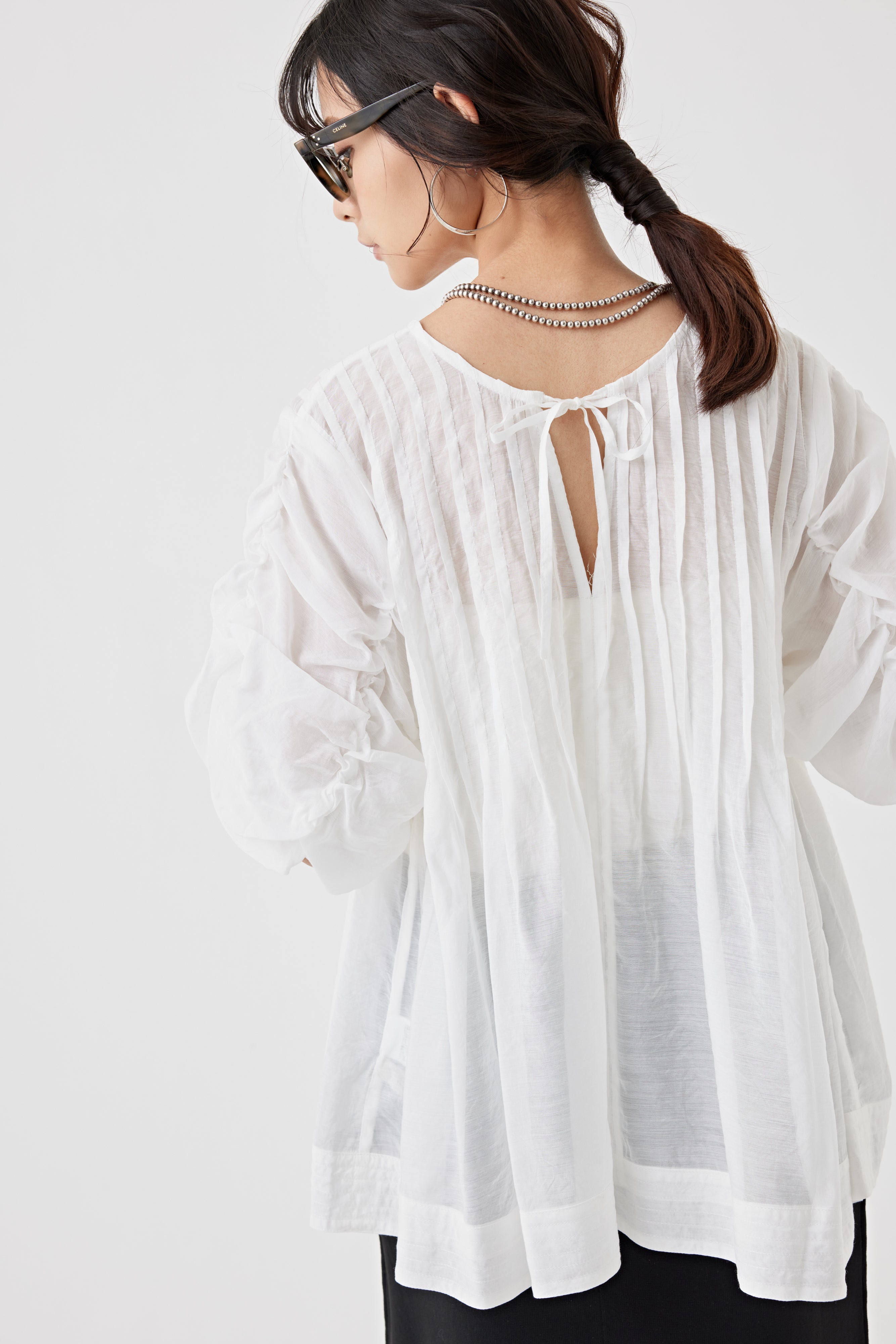 2WAYタックブラウス(6250-574)