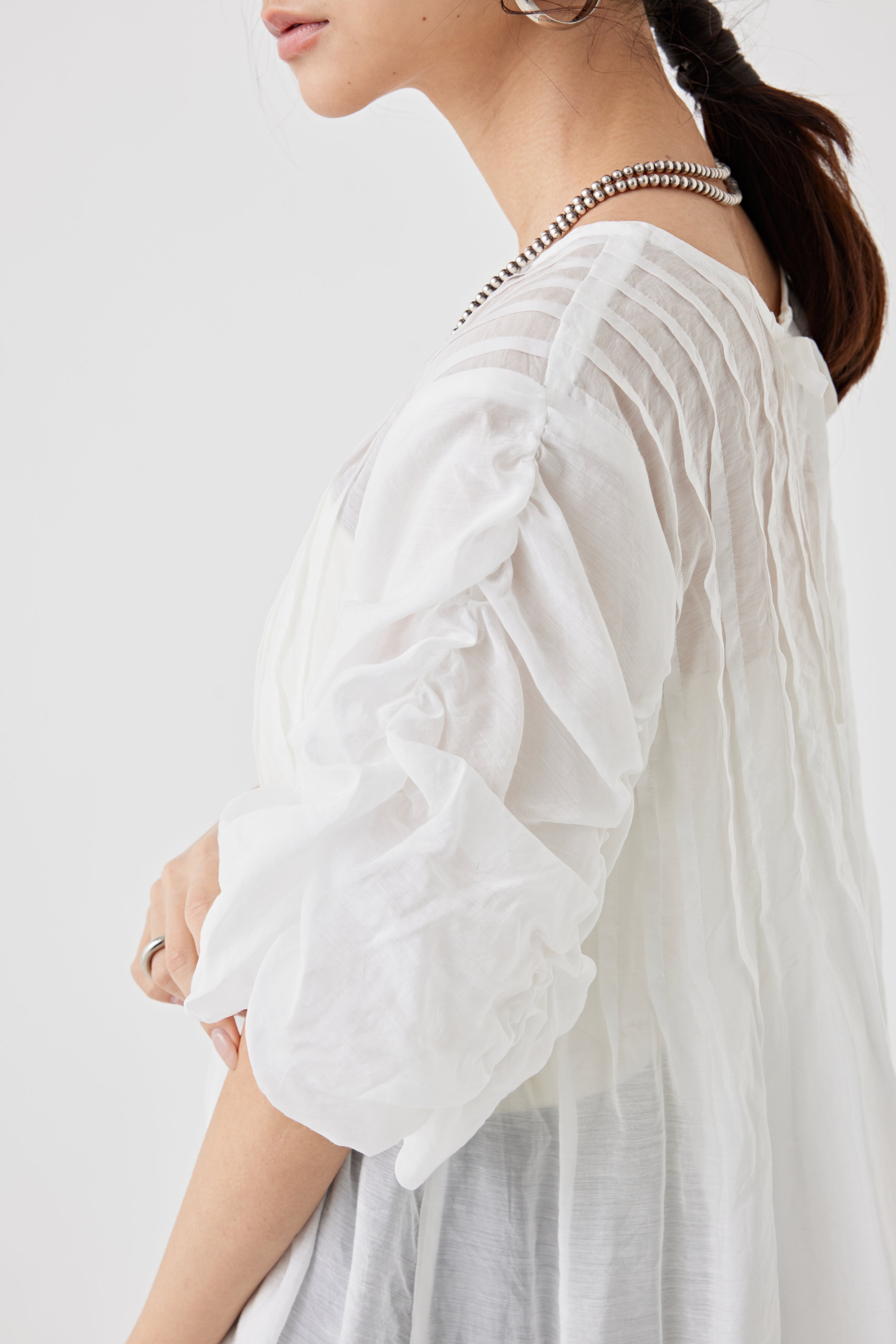 2WAYタックブラウス(6250-574)