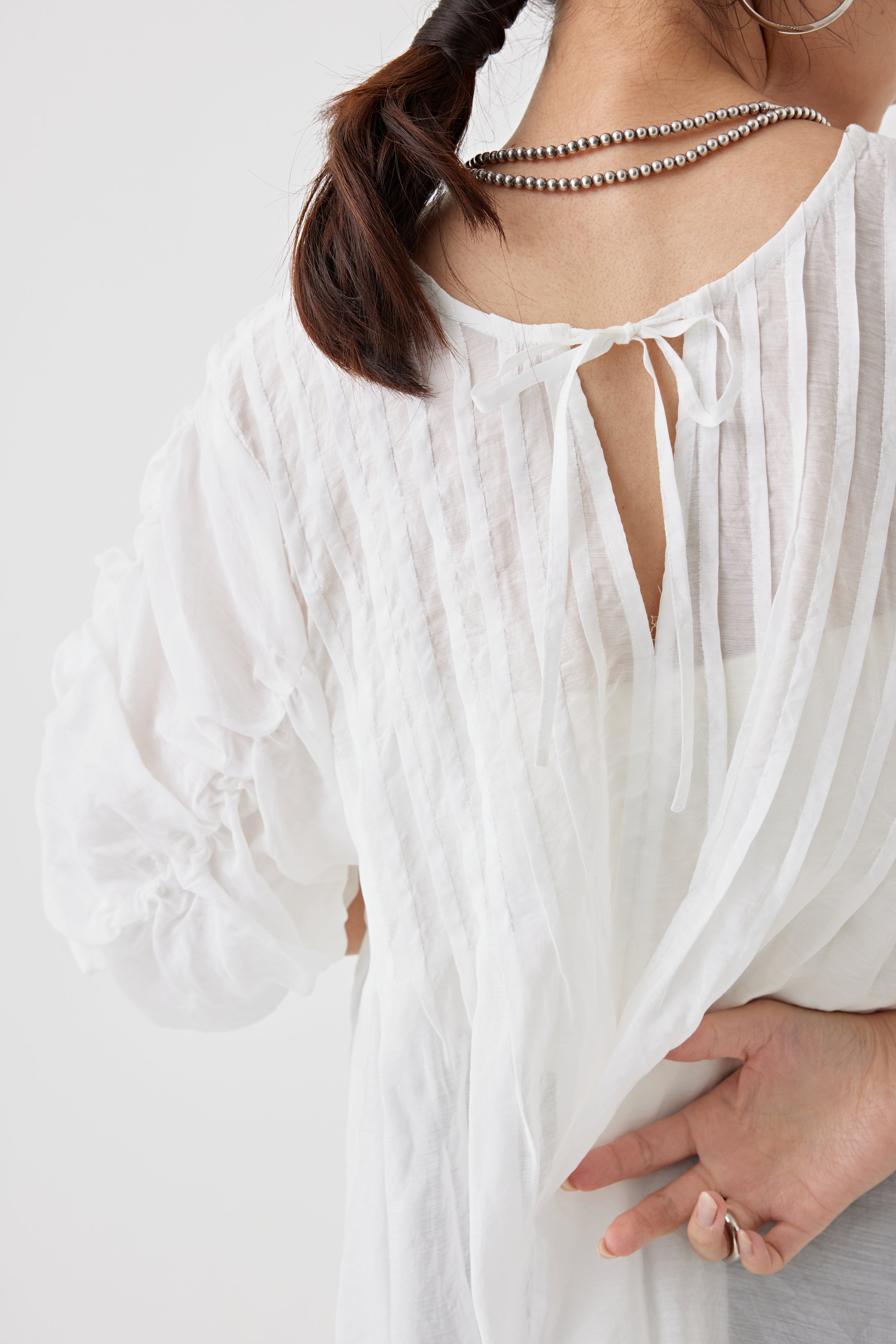 2WAYタックブラウス(6250-574)