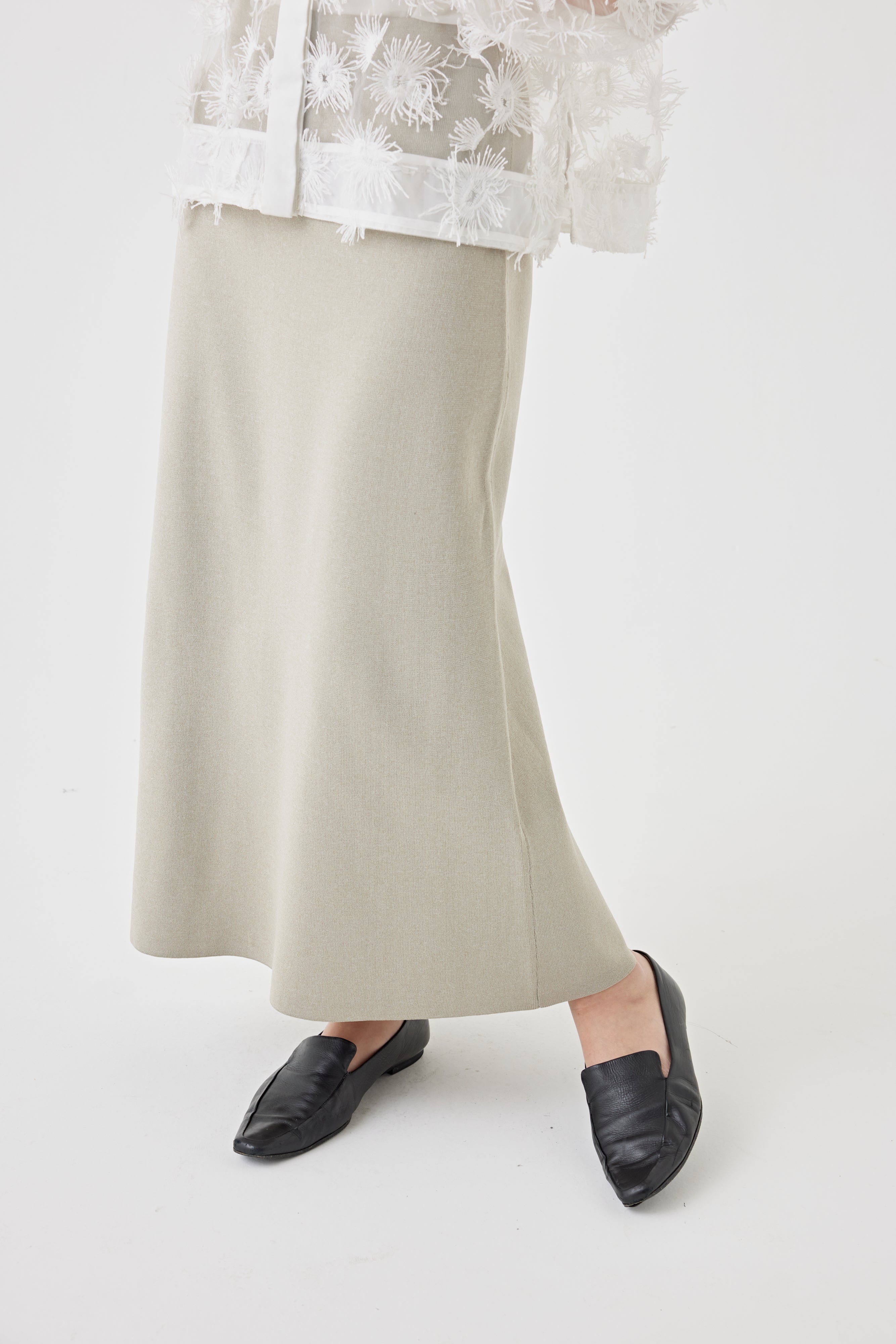 Iラインニットスカート(6250-598)