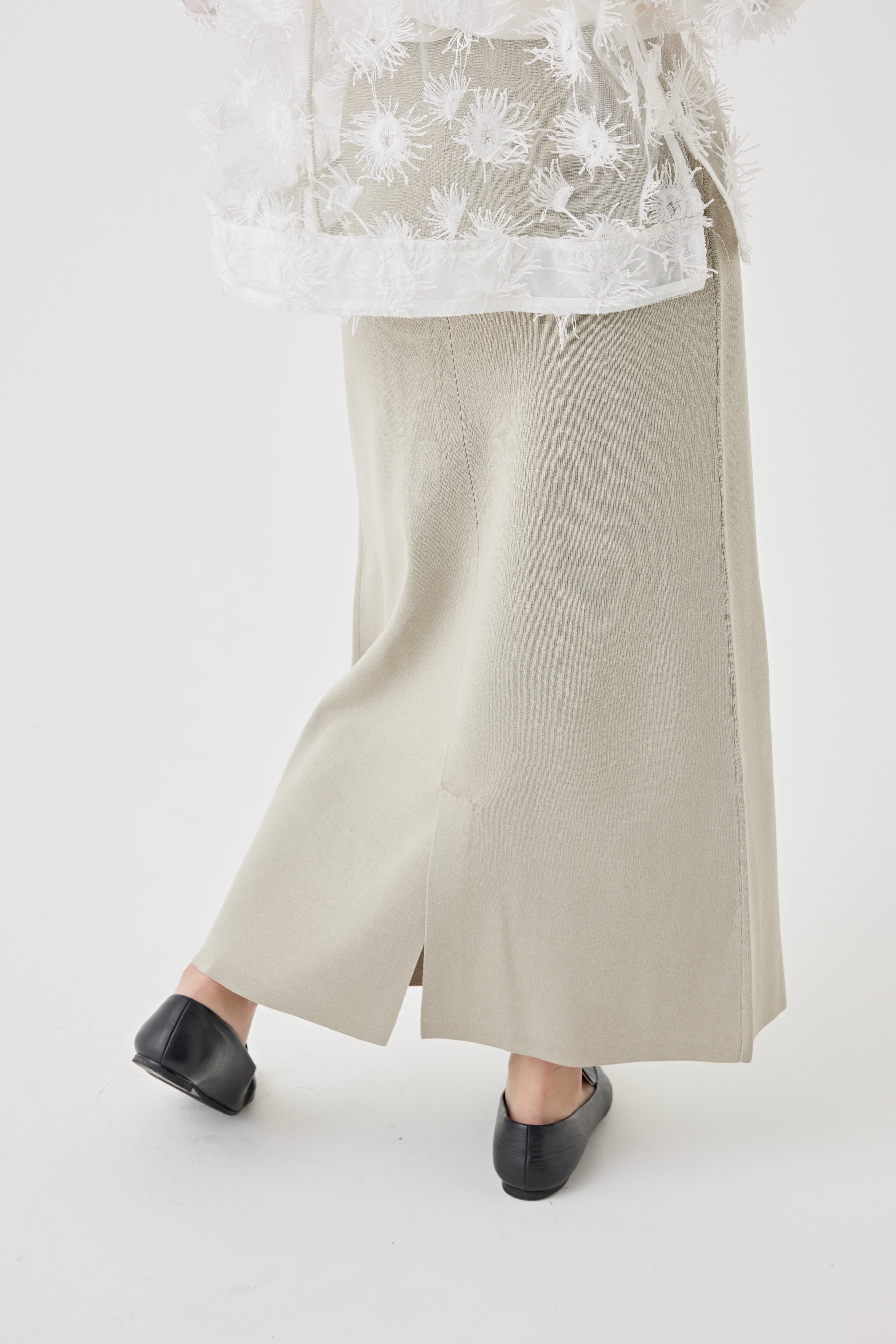 Iラインニットスカート(6250-598)