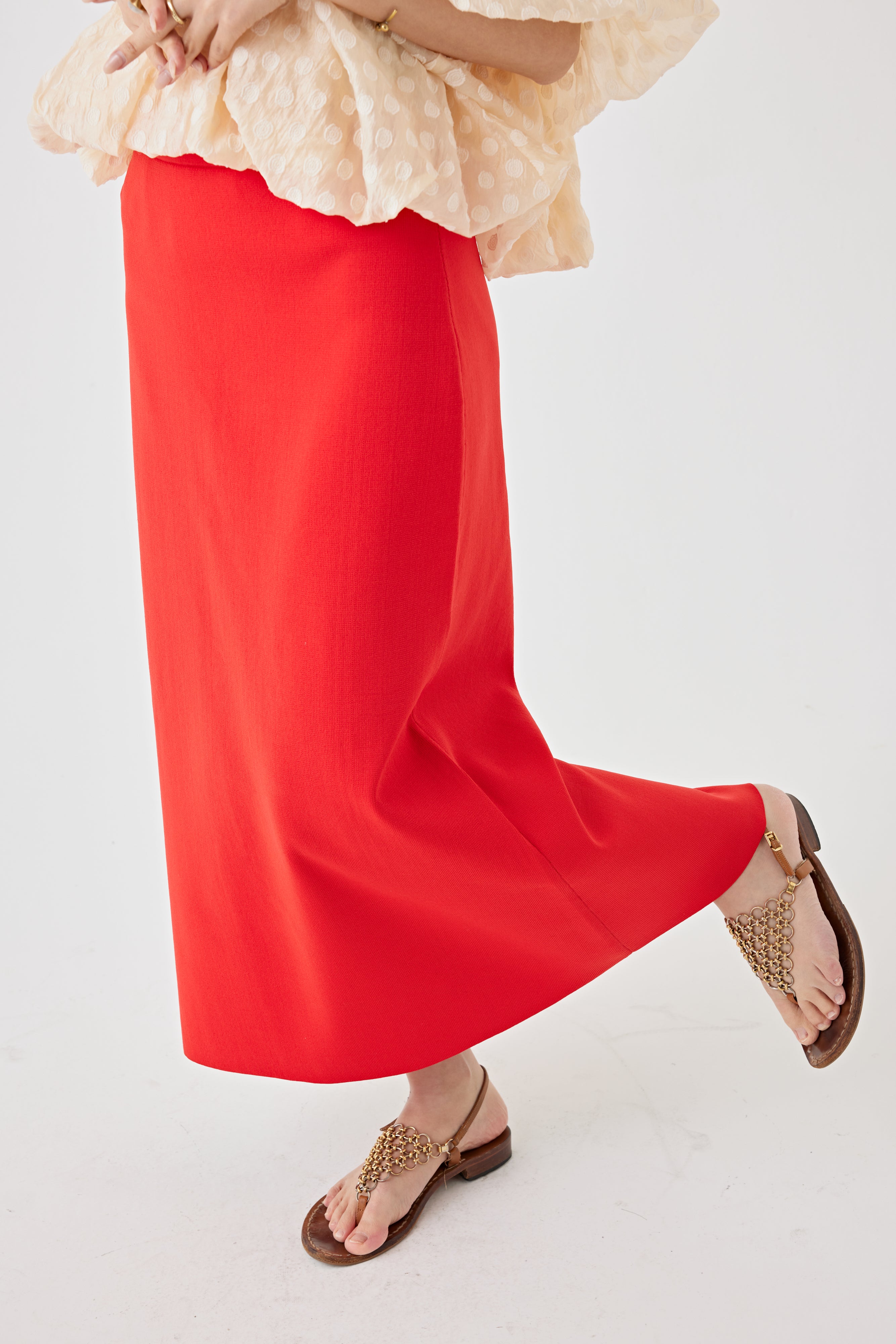 Iラインニットスカート(6250-598)