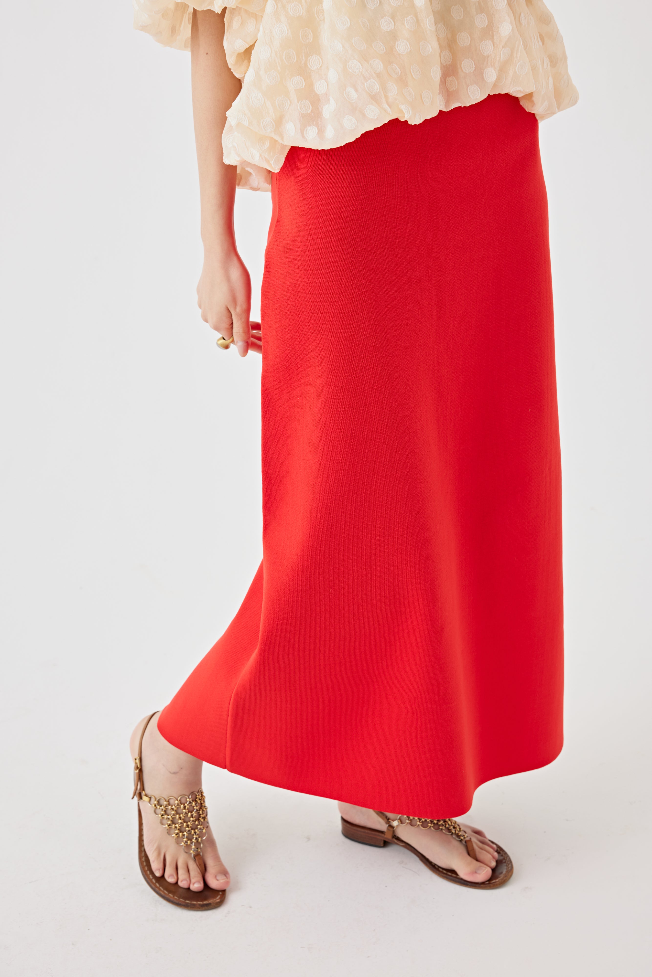 Iラインニットスカート(6250-598)