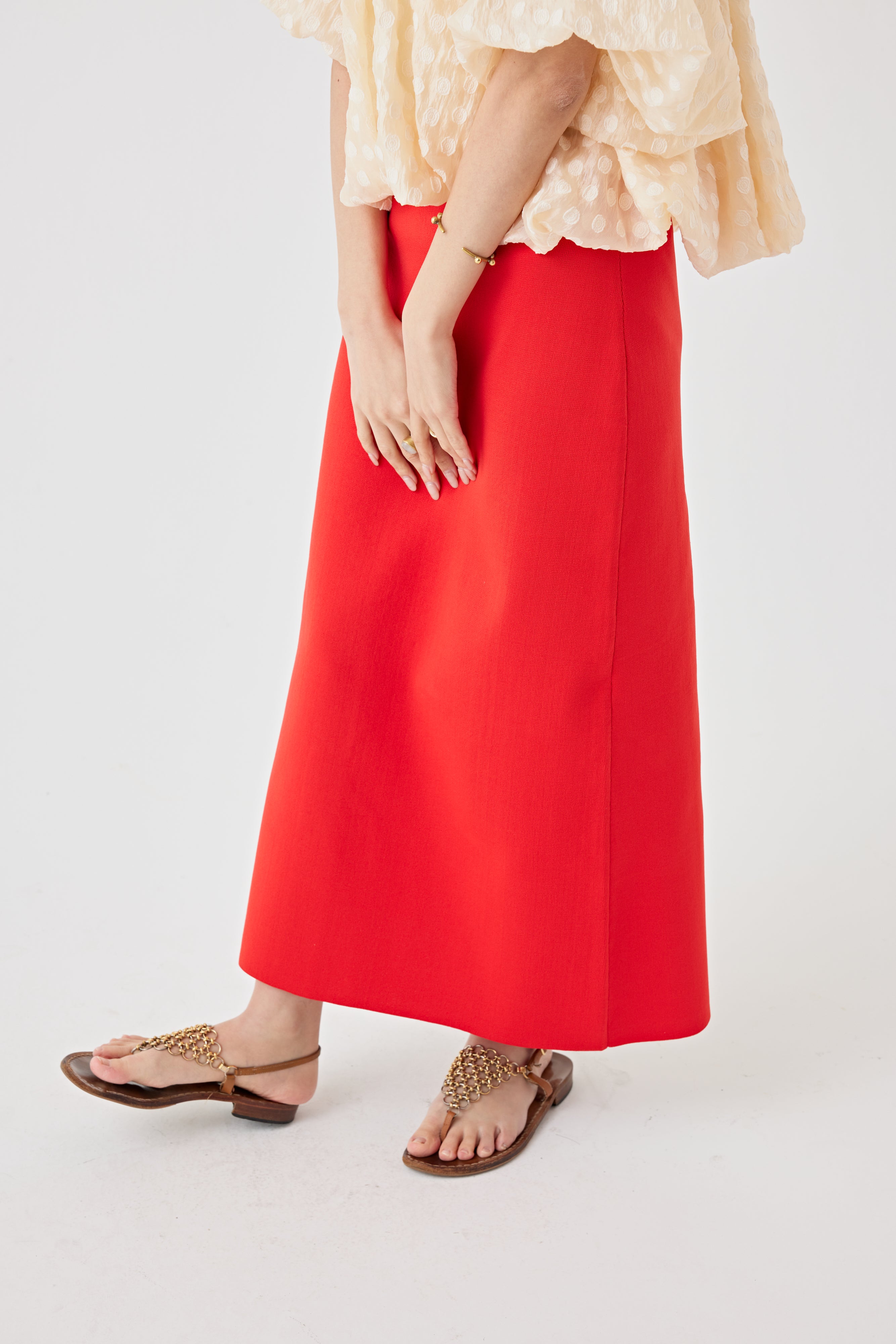 Iラインニットスカート(6250-598)