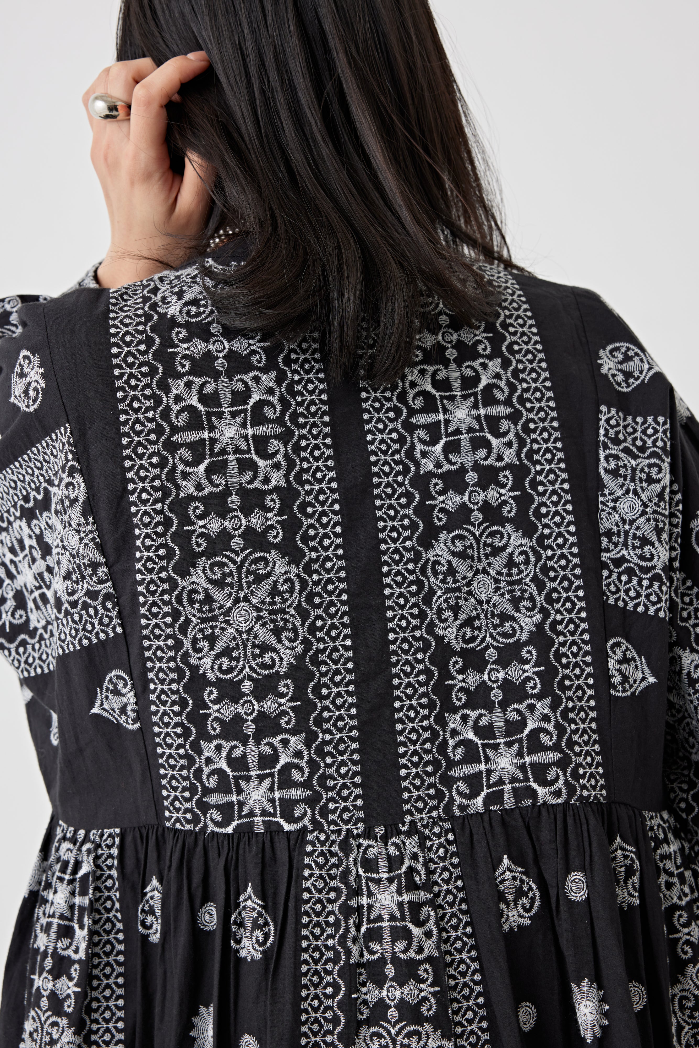 刺繍ドルマンワンピース(6251-540)